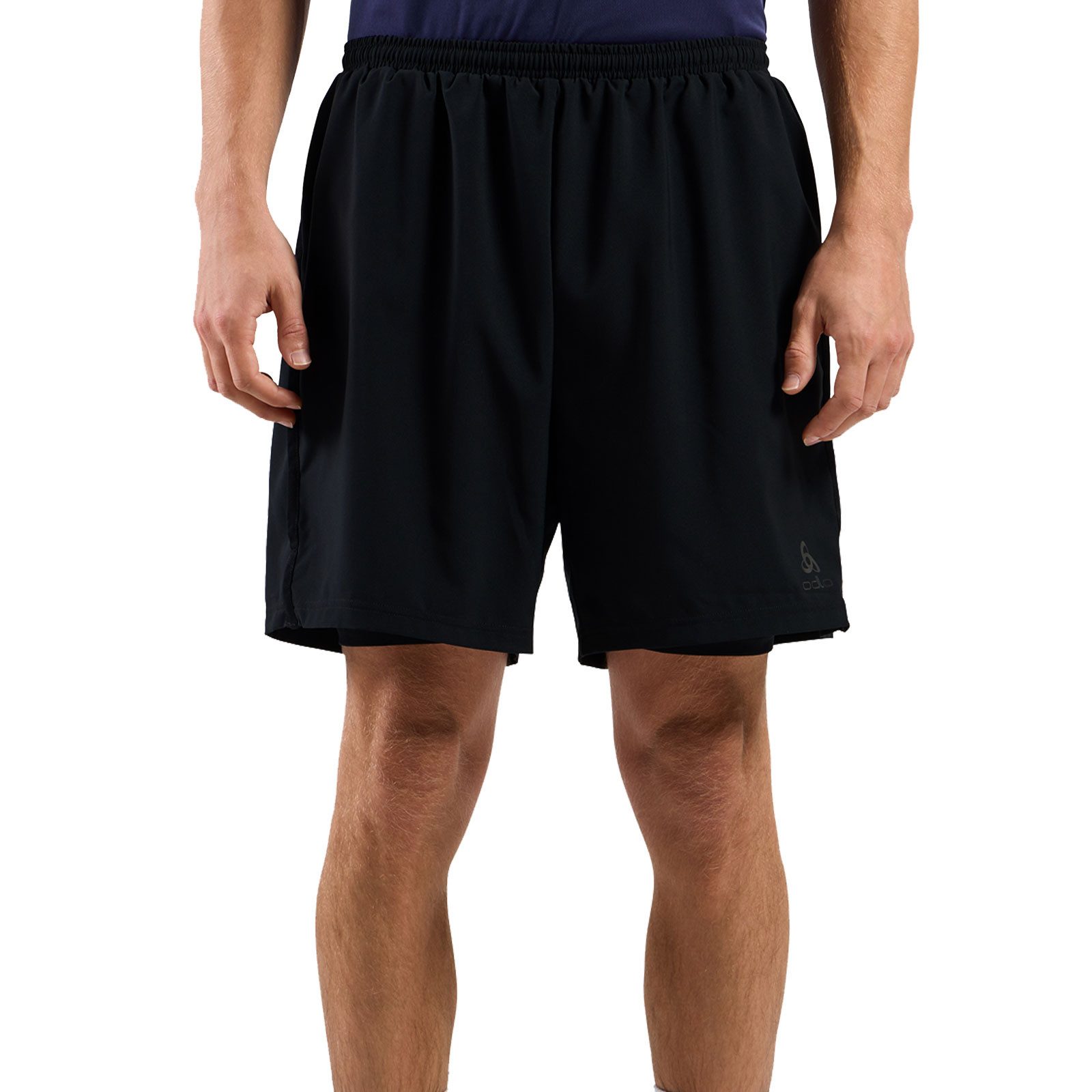 Odlo 2-in-1-Shorts Essential 6 Inch 2-in-1 Laufshorts Men 323972-15000 Leichte Runningshort mit Sprinter