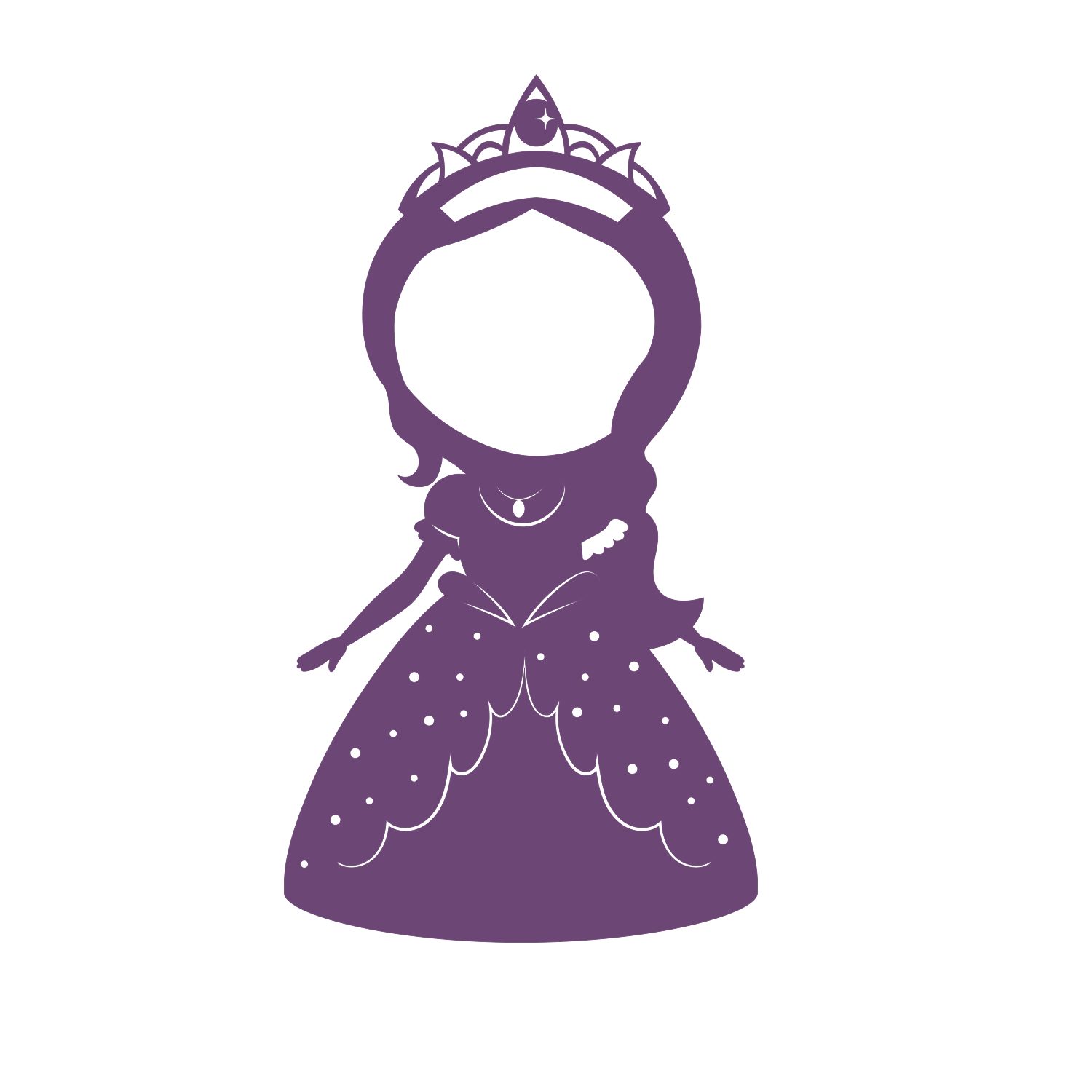 Namofactur Декоративное зеркало Holz Motiv Зеркало Prinzessin beleuchtet Kinderzimmer Nachtlicht Lampe, Wandspiegel mit Holzrahmen 'Prinzessin' inkl. LED Beleuchtung