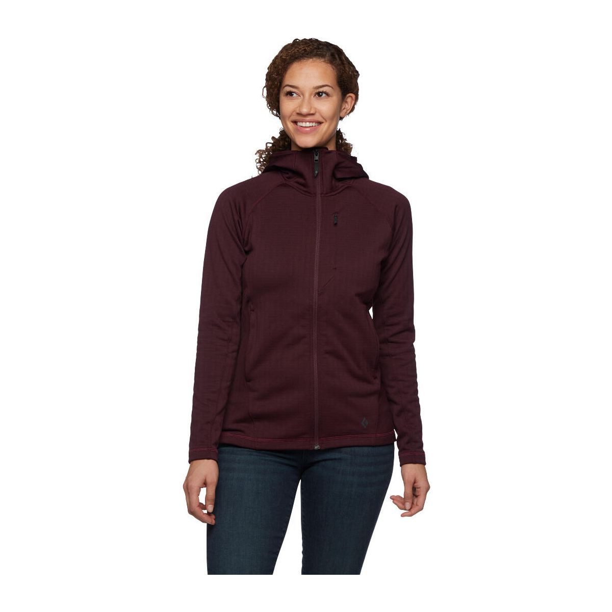 Black Diamond Sweatshirt W Factor Hoody Vielseitiges Midlayer mit schnelltrocknendem, elastischem