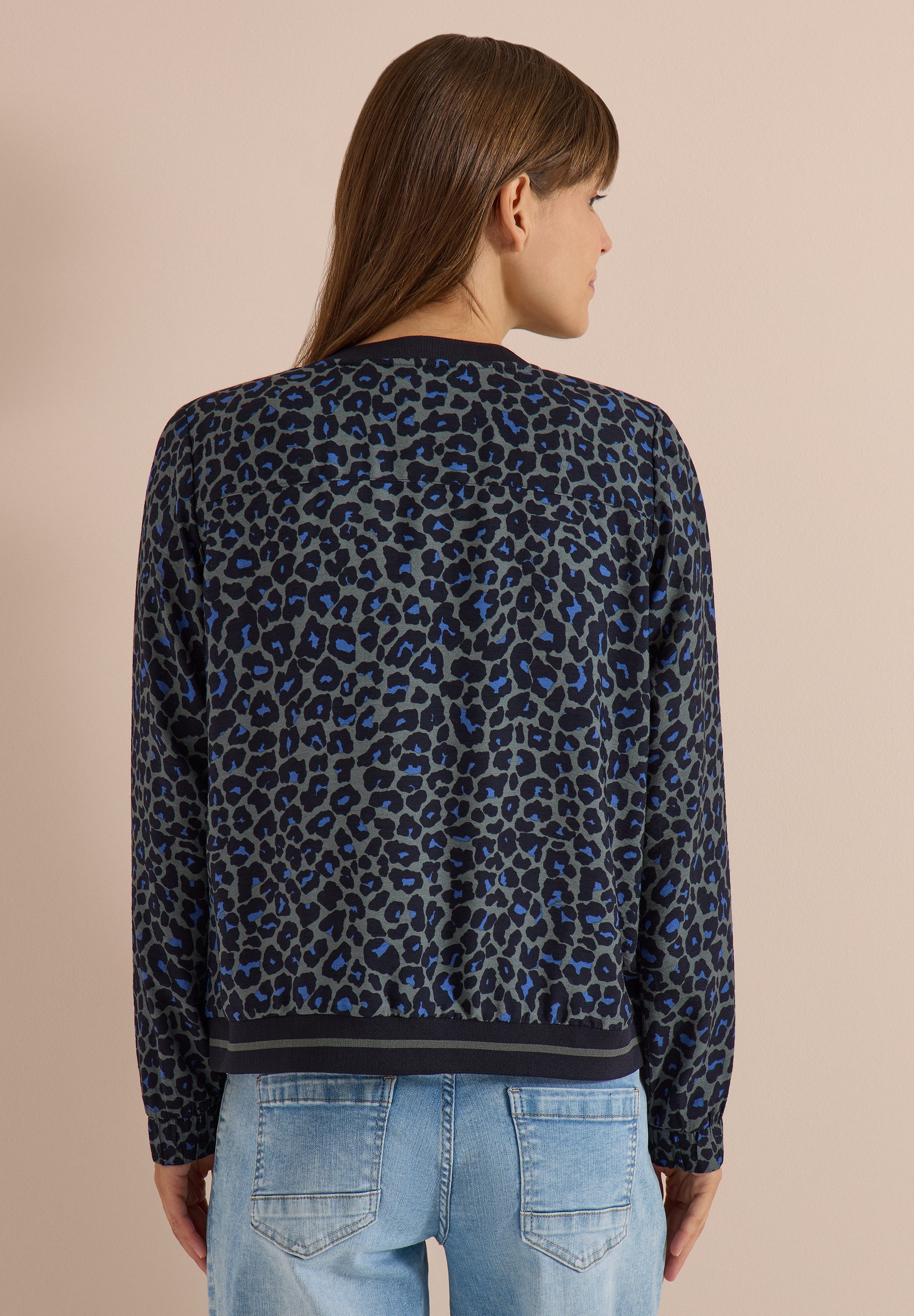 CECIL Blouson aus softem Materialmix
