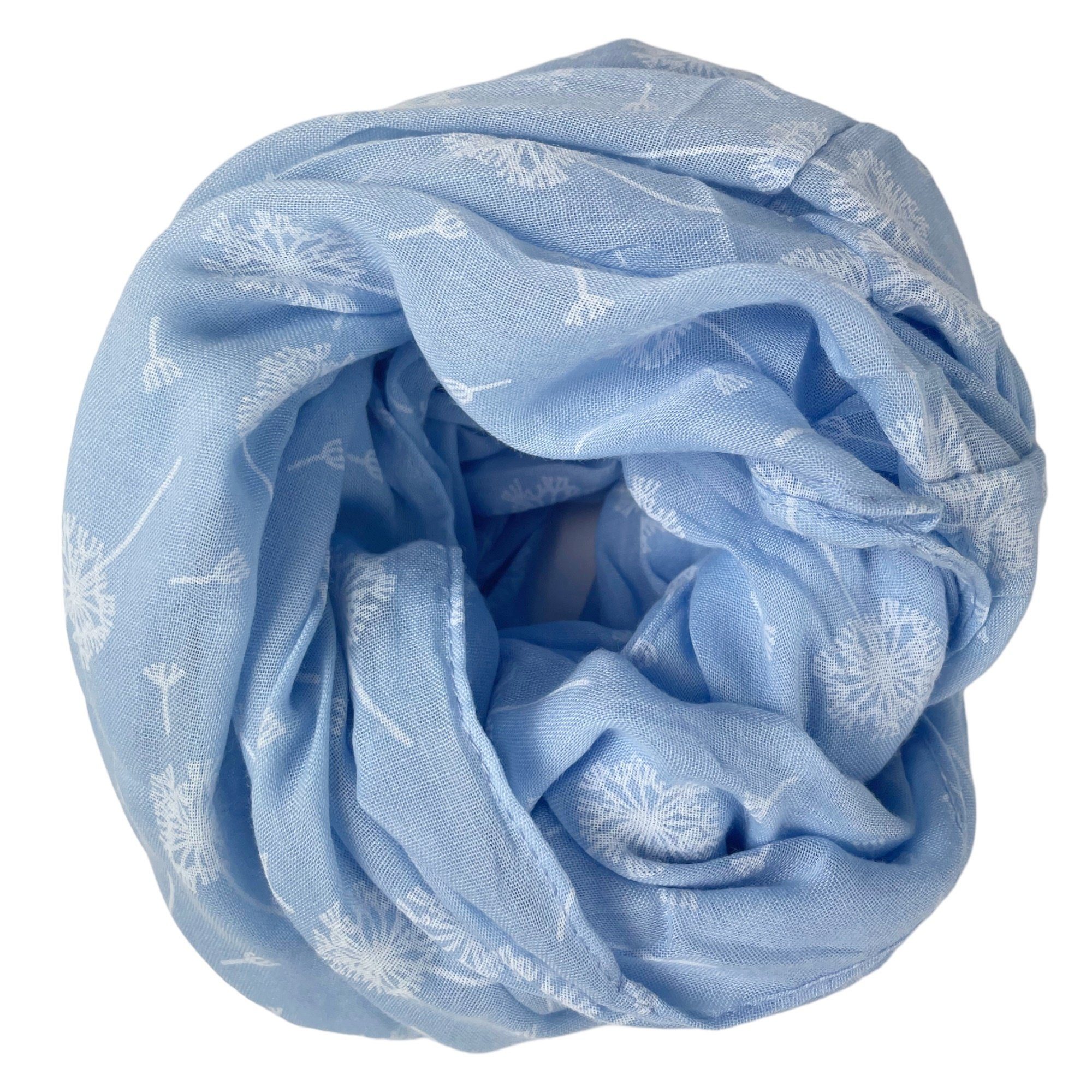 Loop Damen Sommer Schal SS-731 mit Pusteblumen print