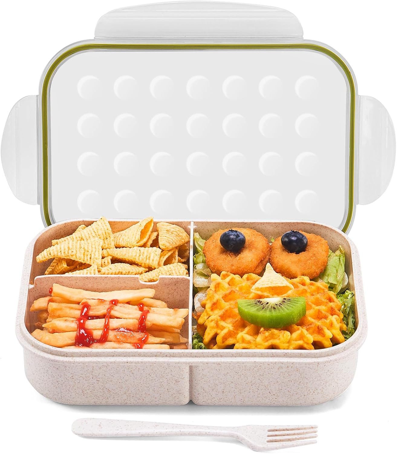 Lunchbox Bento-Box für Kinder, Weizenfaser-Materialien Lunch-Box