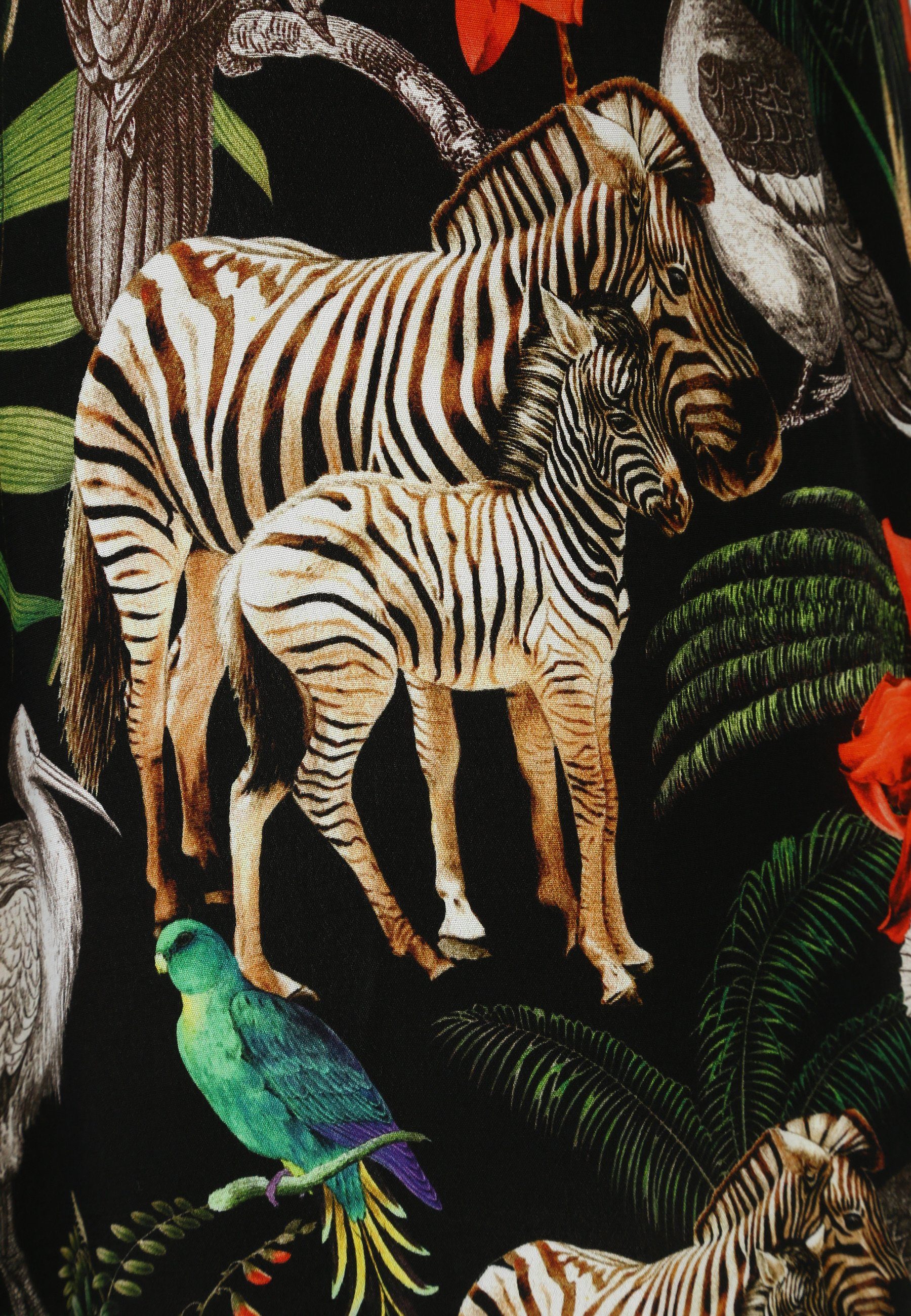 Design Streich mit mit Doris modernem exotischem Tier-Print Sommerkleid