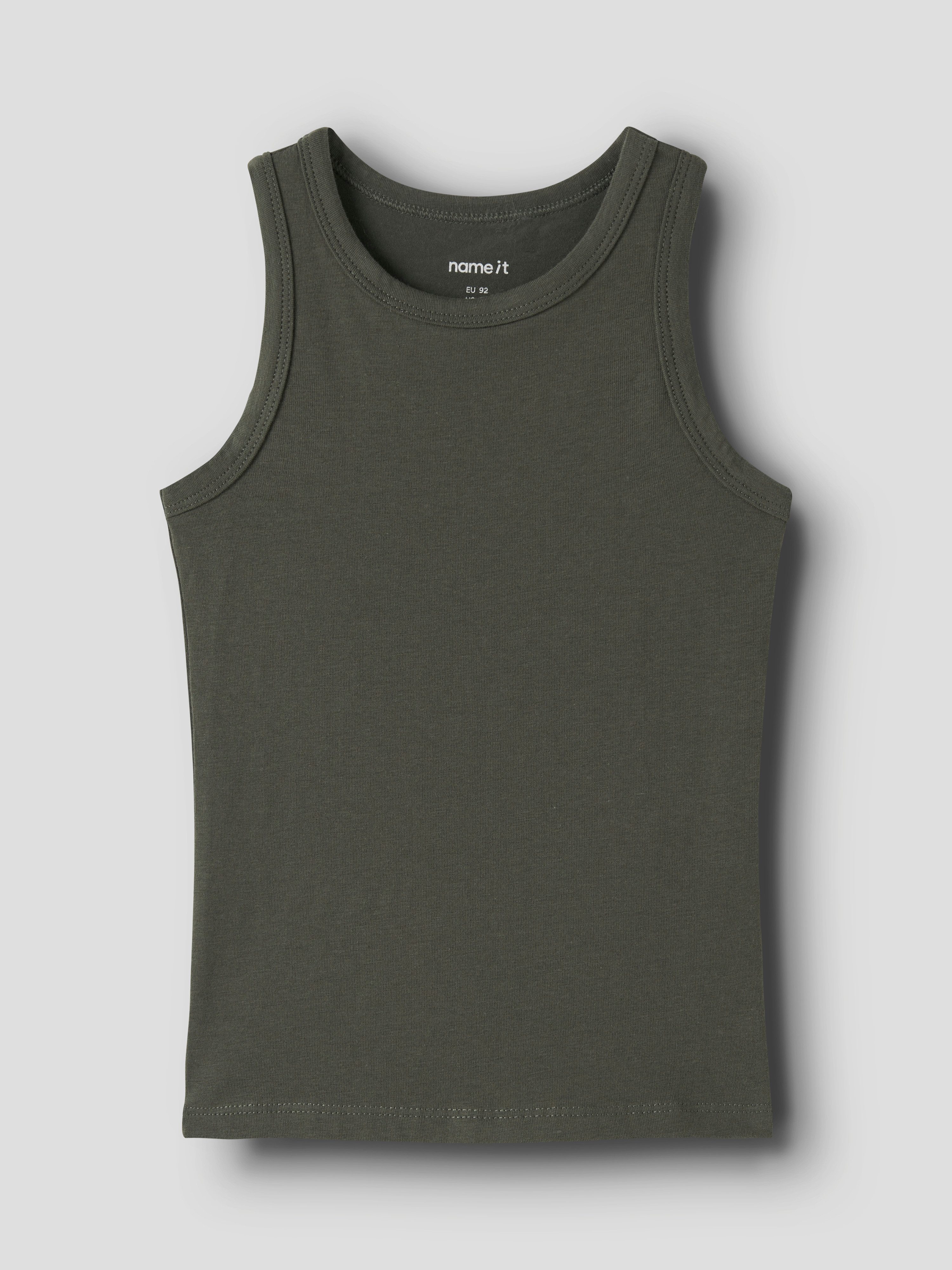 Name It Unterhemd NKMTANK für Jungen mit Streifen im 4er-Pack (Packung, 4-St) gestreift, casual, regular fit, Baumwollmischung, Rundhals