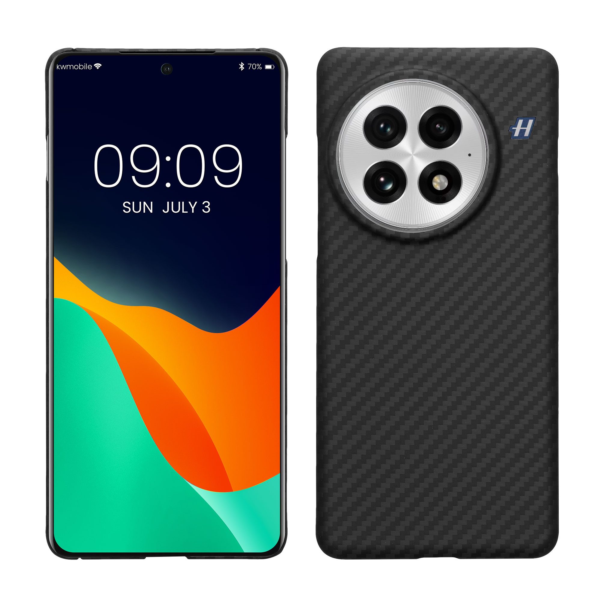 kalibri Handyhülle Hülle für OnePlus 13, Aramid Handy Schutzhülle - Smartphone Cover Case