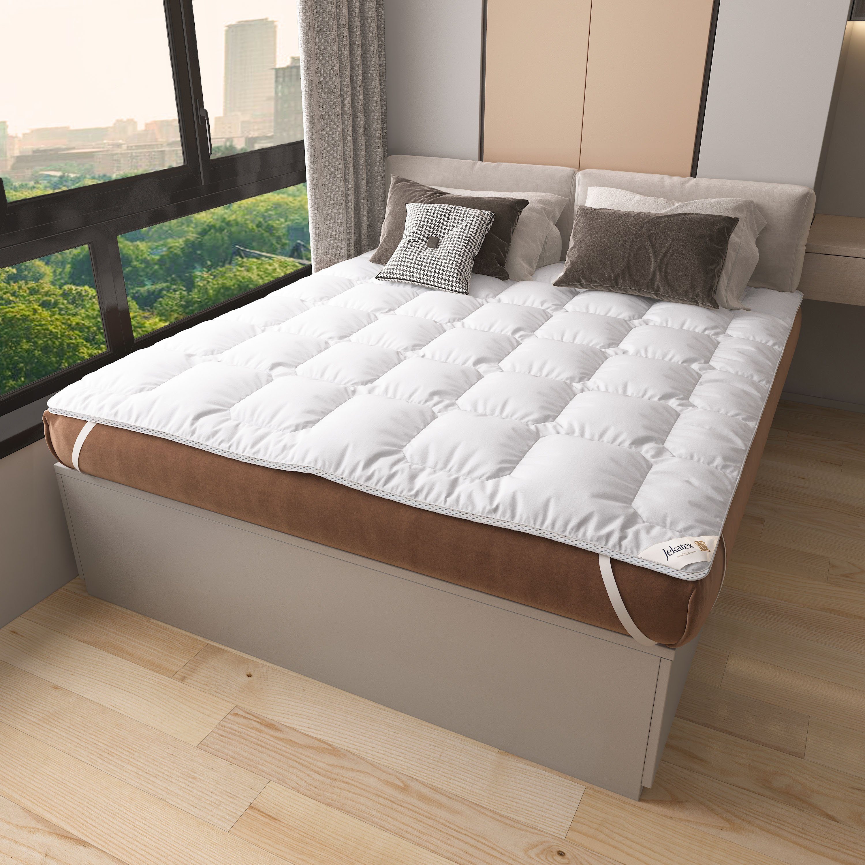 Matratzenauflage Duo Premium 5 Sterne Jekatex, allergikerfreundlicher Topper, verschiedene Größen – Bild 2 von 5