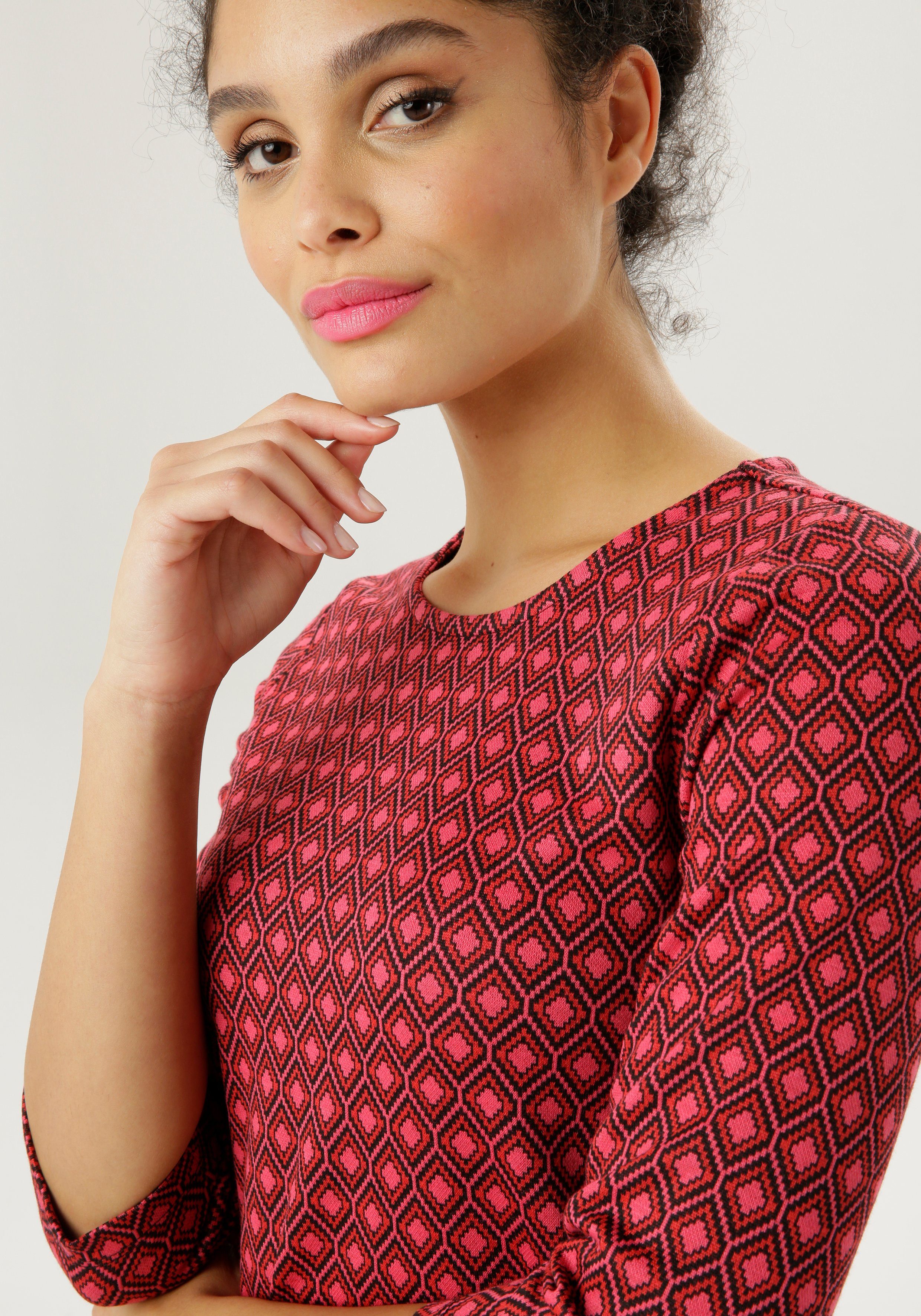 Aniston SELECTED Jerseykleid in Jacquard-Qualität