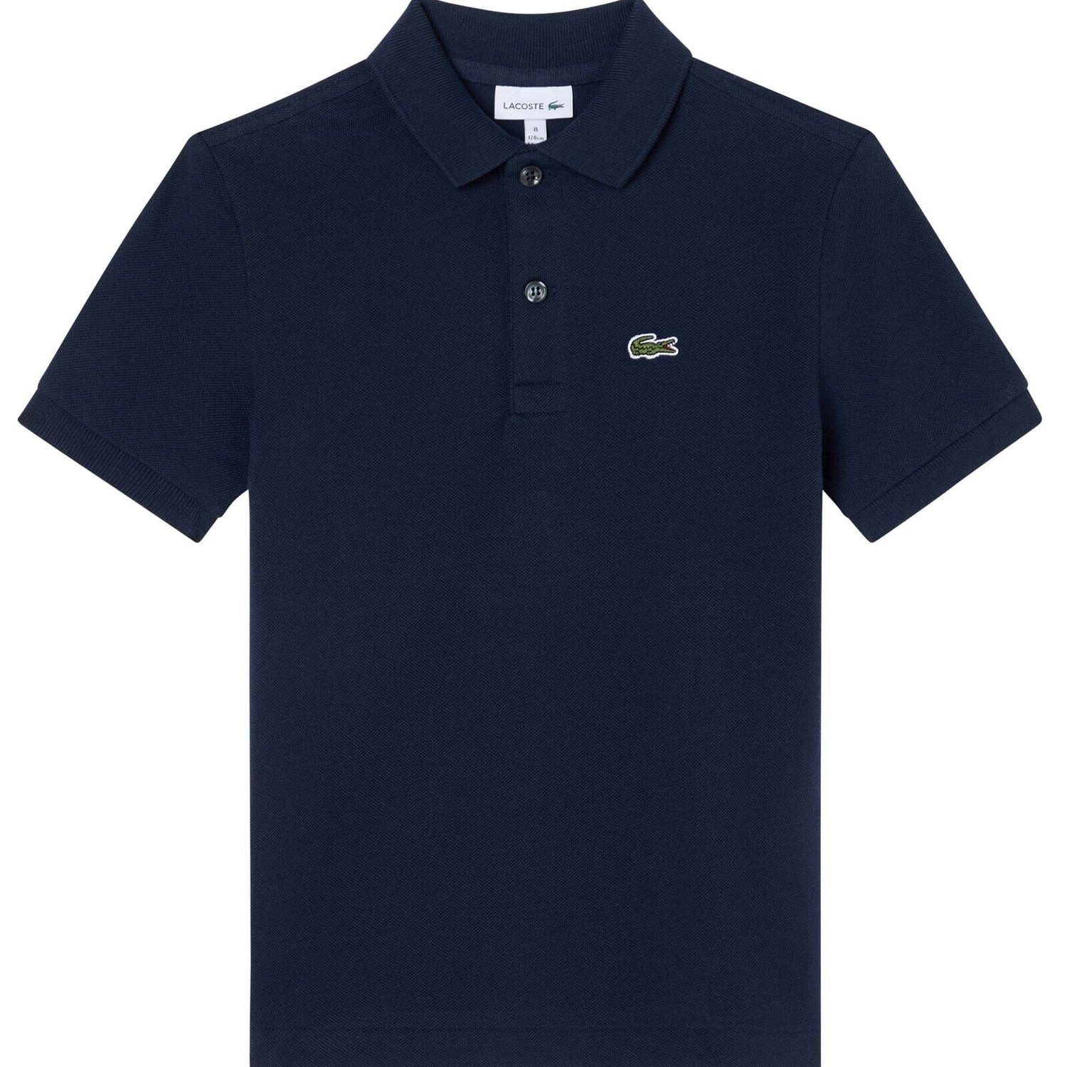 Lacoste Poloshirt Lacoste Jungen-Poloshirt aus Petit Piqué – Blau