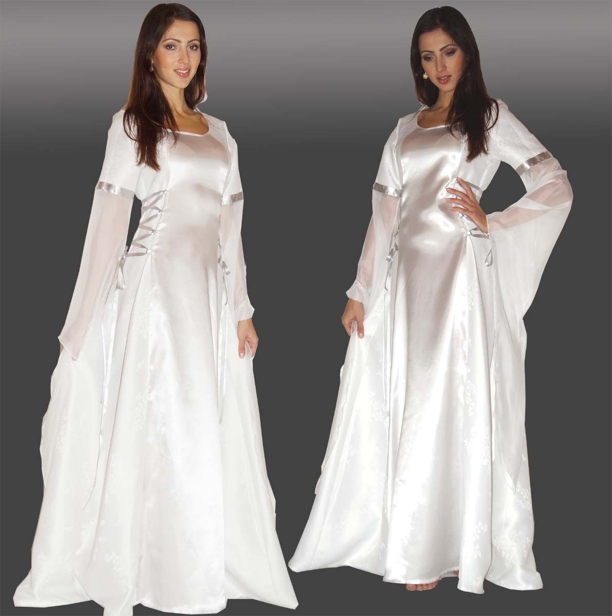 Maylynn Engel-Kostüm Mittelalter Kostüm Engel Elfe Kleid Gewand
