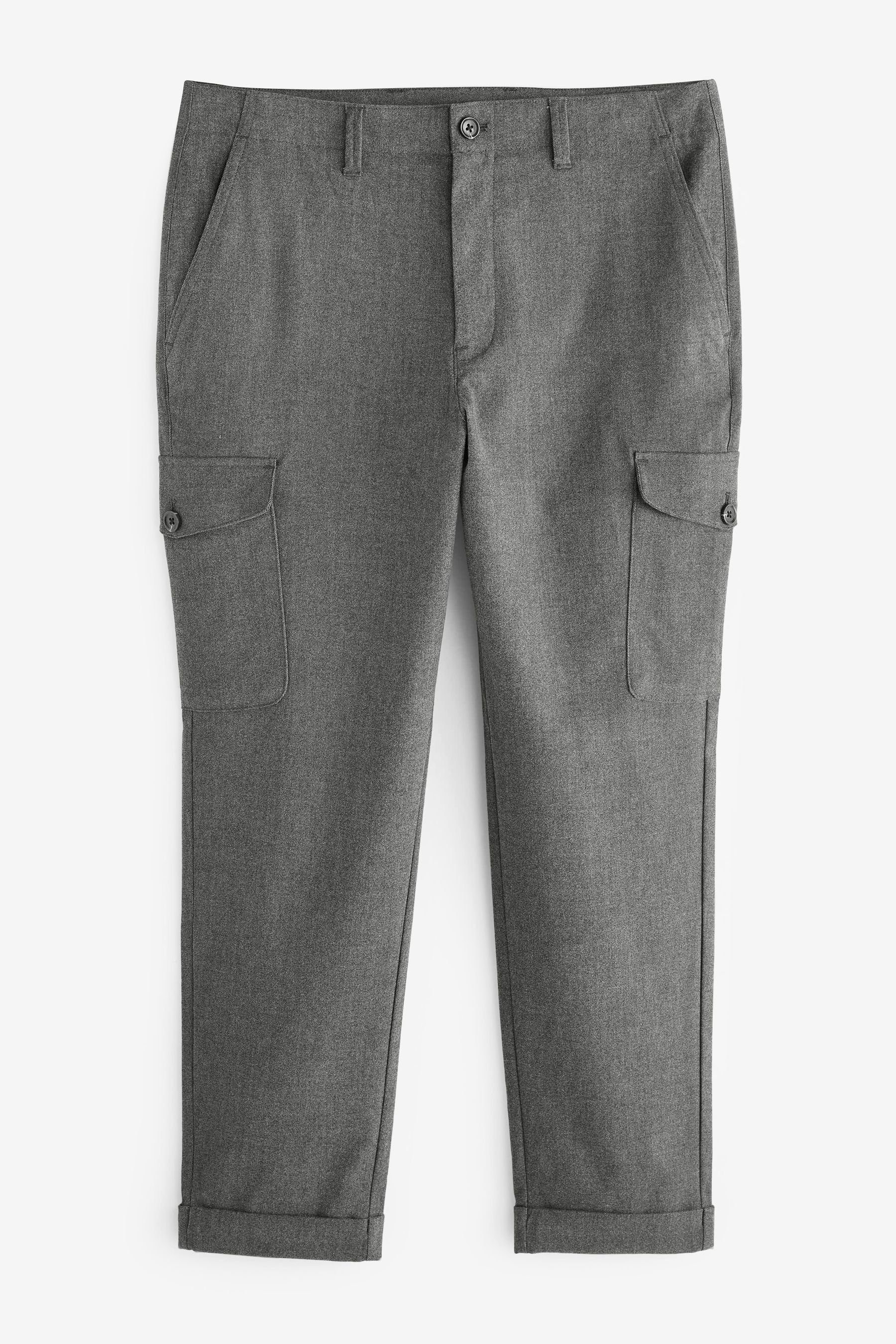 Next Cargohose Relaxed Fit Cargohose aus Flanell (1-tlg)