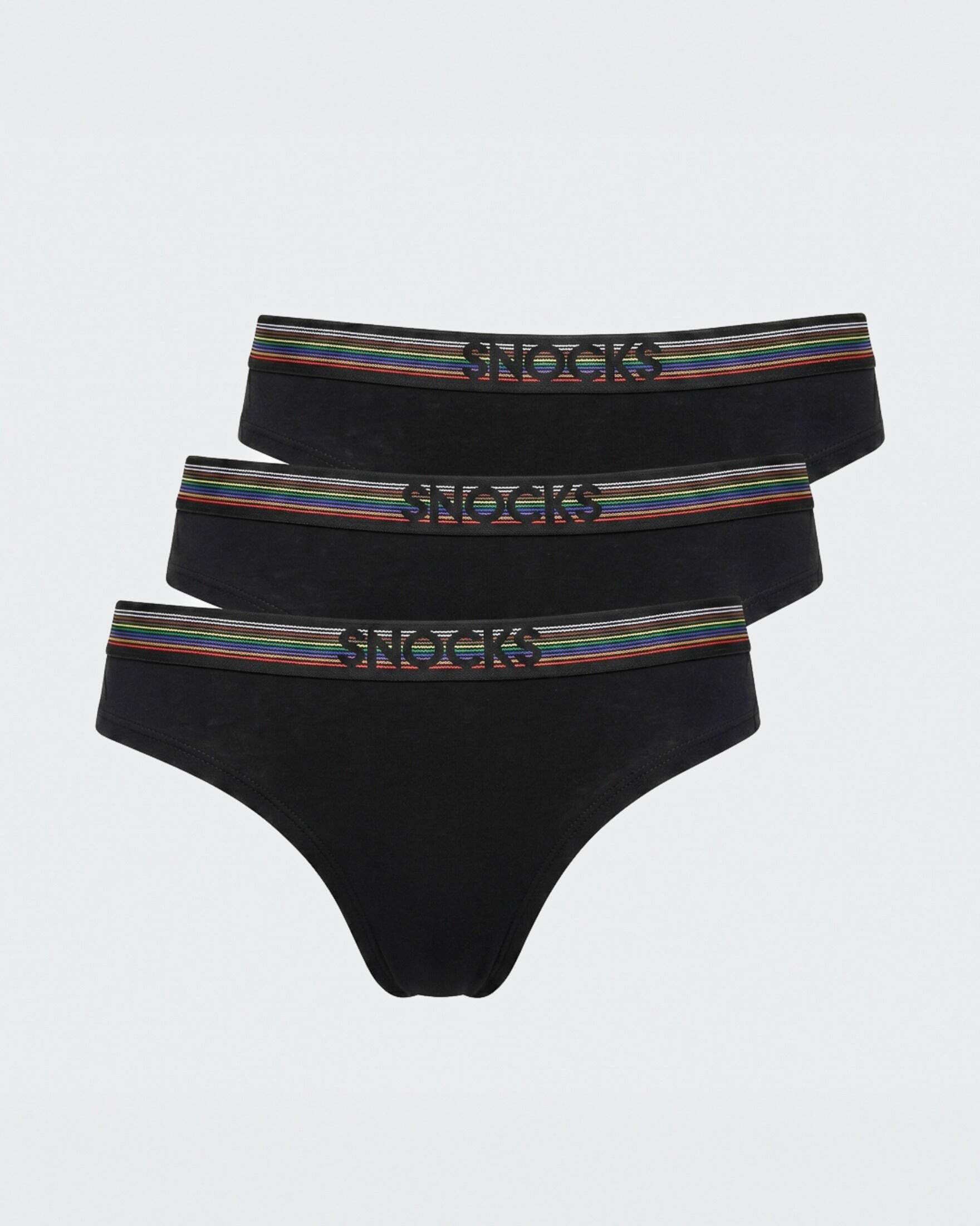 SNOCKS Brasilslip Damen Slip Unterhose (3-St) aus Bio-Baumwolle für ein bequemes Tragegefühl
