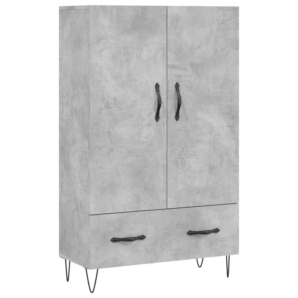 vidaXL Highboard Highboard Betongrau 69,5x31x115 cm günstig online kaufen
