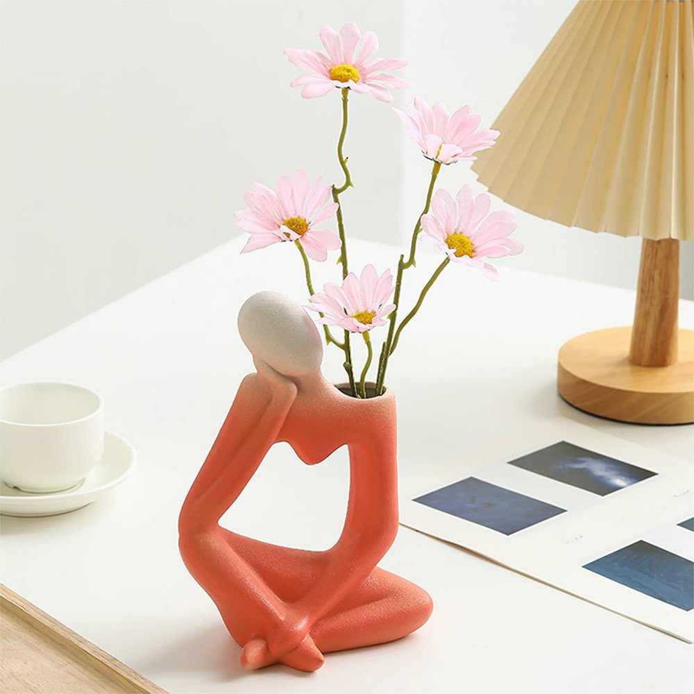 zggzerg Dekovase Keramik Vasen Deko Blumenvase günstig online kaufen