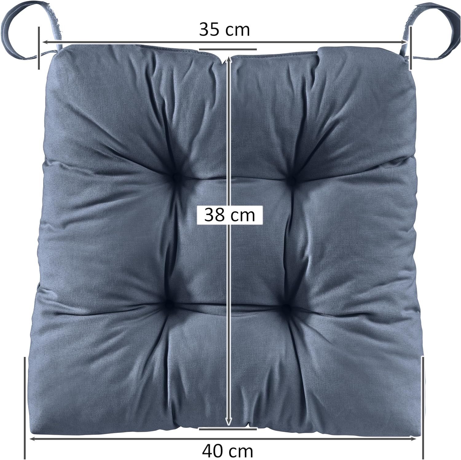 sleepling Stuhlkissen Eva, für Indoor und Outdoor, mit Klettverschluss, abr günstig online kaufen