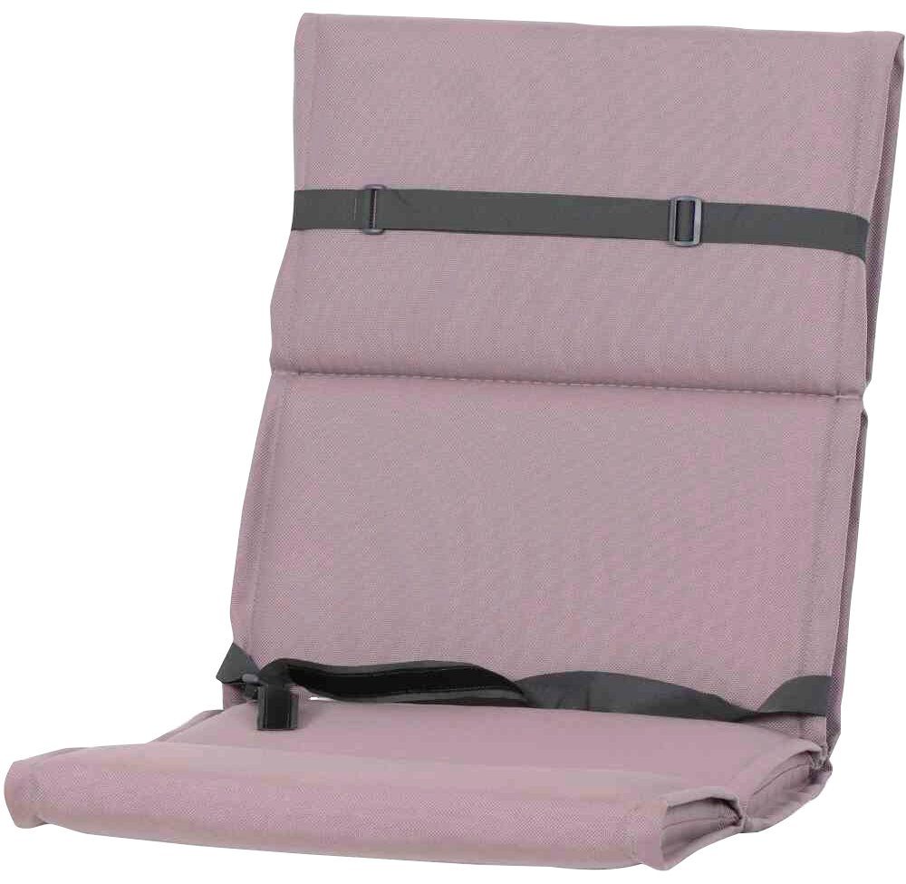 Siena Garden Sesselauflage Stella, flexible Knick, 46x96 im Rücken, cm Haltebänder BxT: im rosa