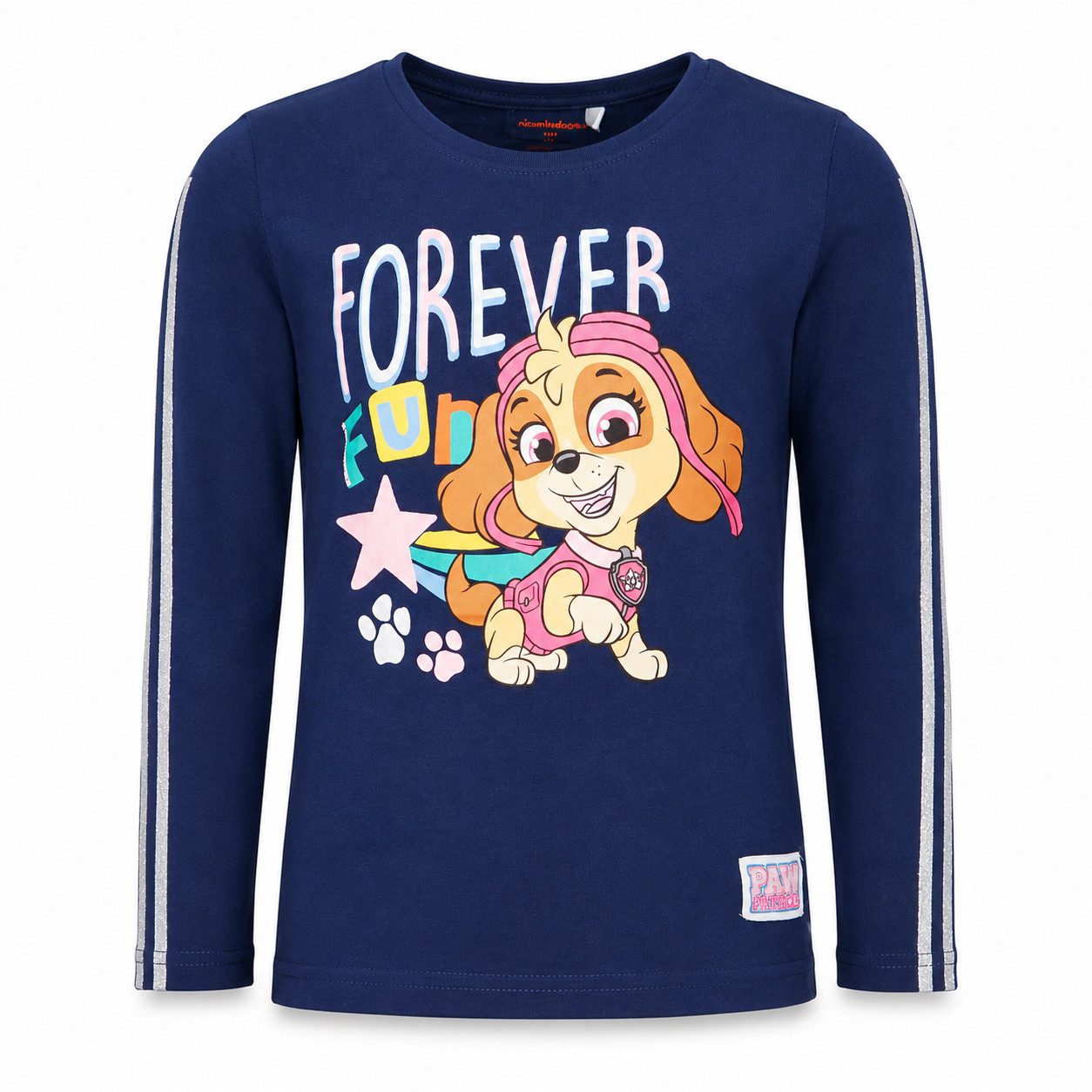 PAW PATROL Langarmshirt Paw Patrol Skye Kinder Mädchen Langarmshirt Shirt Gr. 98 bis 128