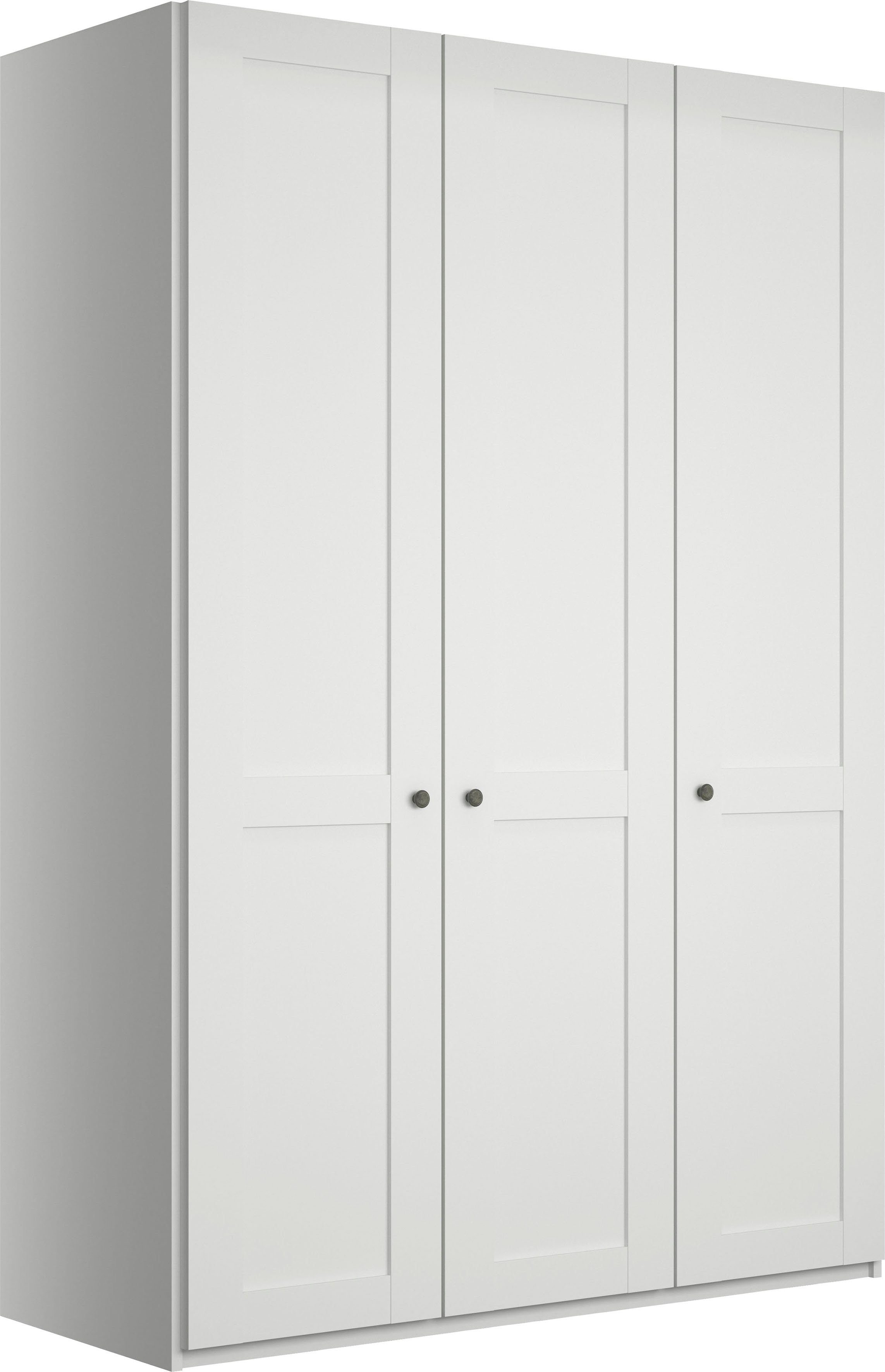 WIEMANN Drehtürenschrank Göteborg, Kleiderschrank, Schrank, Wäscheschrank (4 Breiten, MADE IN GERMANY) inkl. Türendämpfung, langlebige Qualität, viel Stauraum