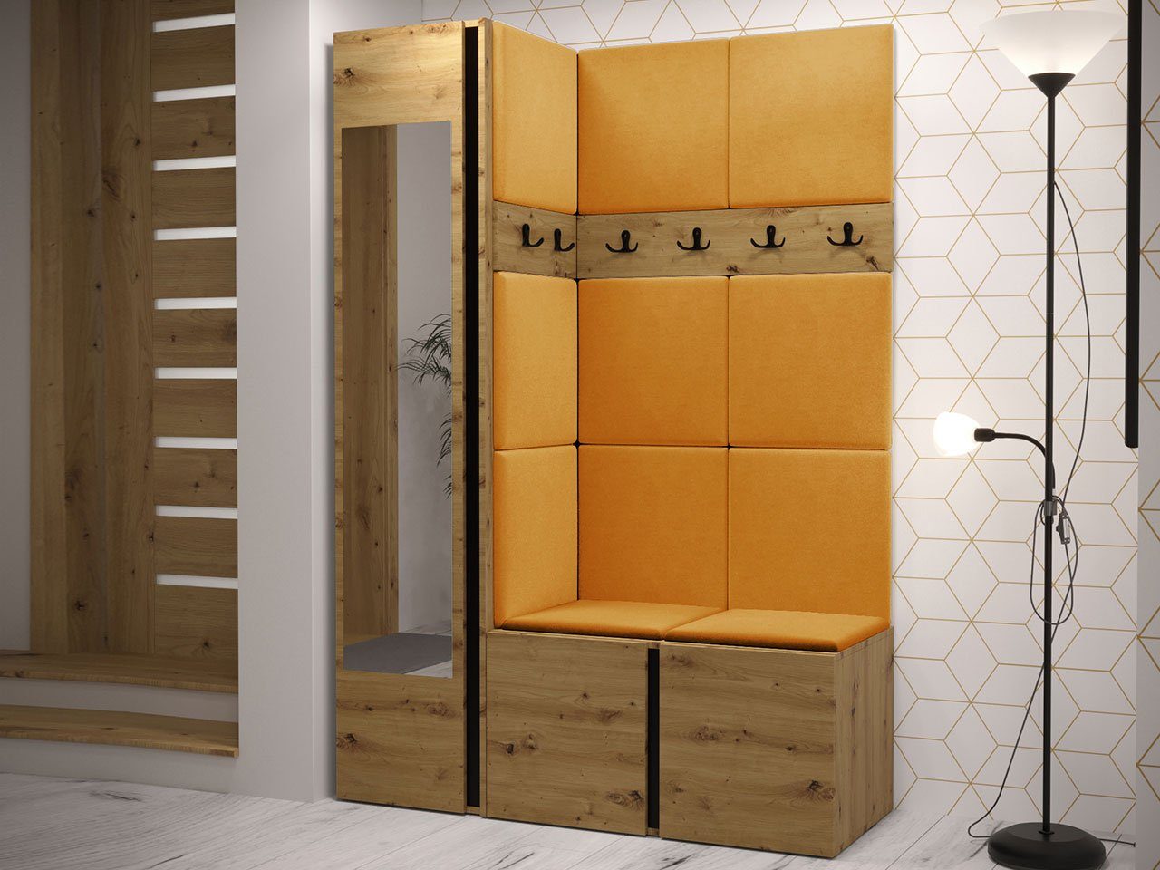 MIRJAN24 Garderoben-Set Orion X, (Komplett-Set, Schuhschrank, günstig online kaufen