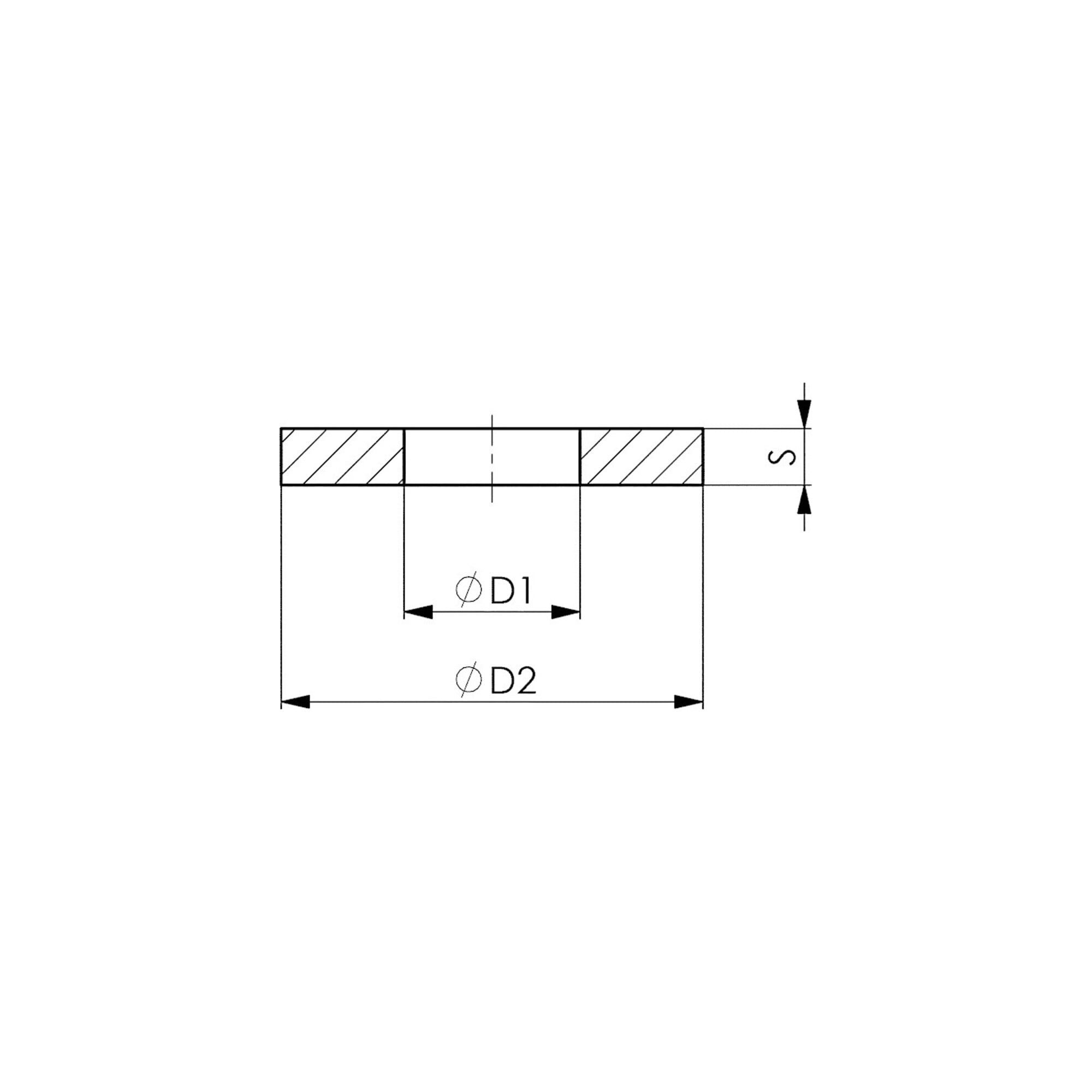 AMF Kugelscheibe AMF Kegelpfanne DIN6319D M12 D.14,2mm