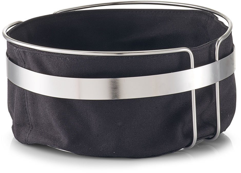 Zeller Present Brotkorb, Baumwolle, Metall, (1-tlg), mit Stofftasche