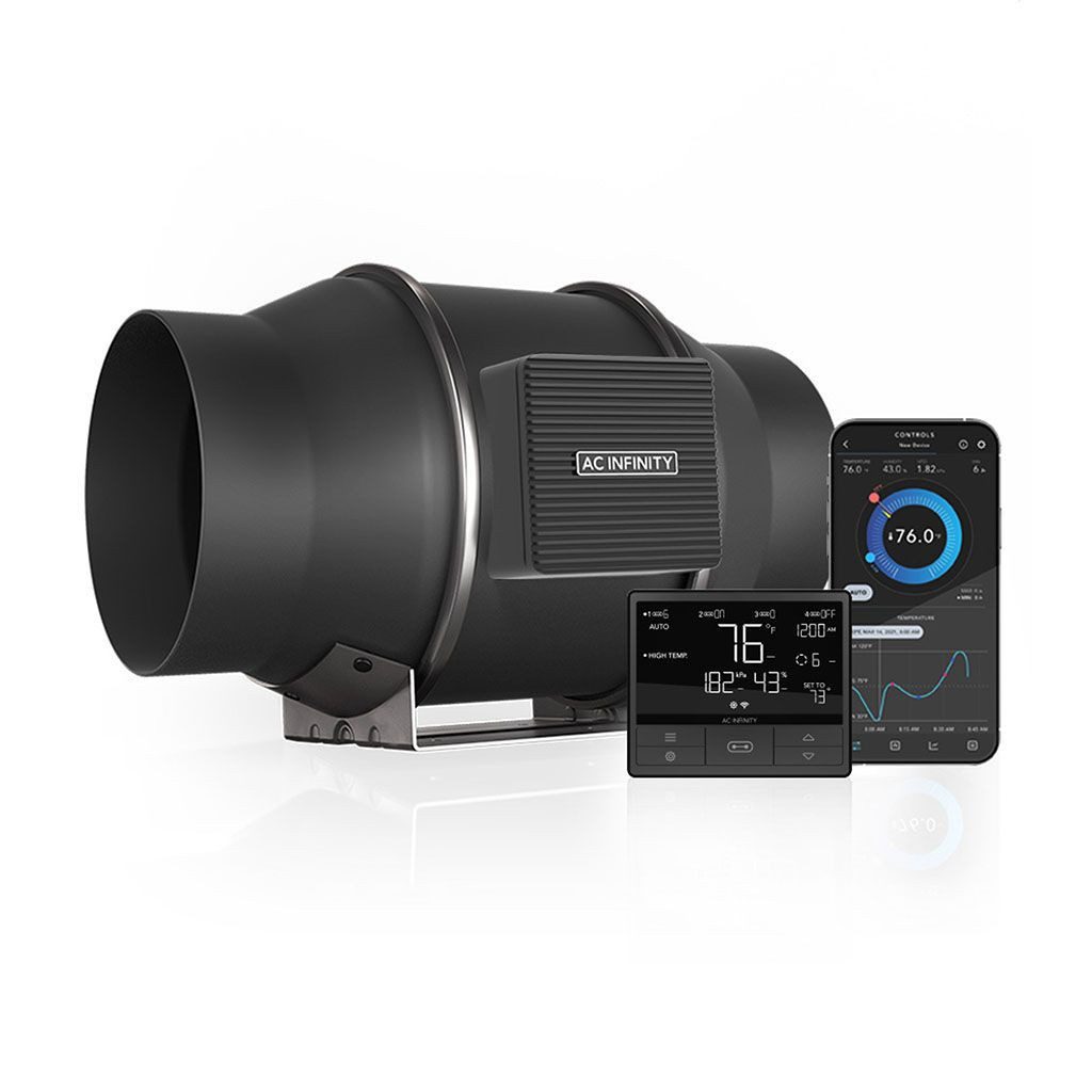 AC INFINITY Radialventilator AC Infinity CLOUDLINE PRO T-Serie Inline-Lüftersystem, CLOUDLINE PRO T6, Inline-Rohrventilator, 150 mm, Smart Controller