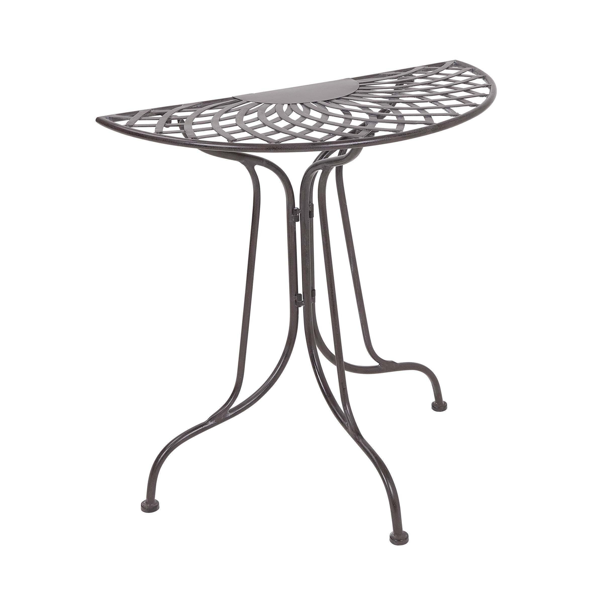 BUTLERS Gartentisch MANDALA GARDEN Gartentisch halbrund, Balkontisch