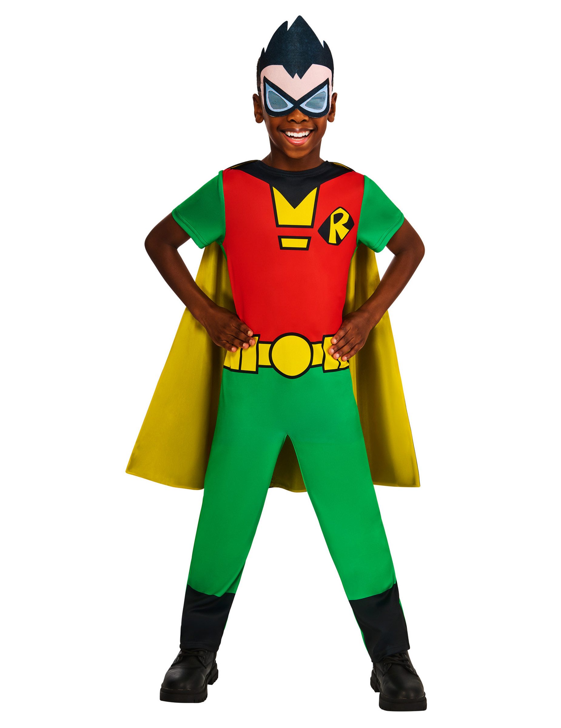 Kostüm Robin Kinderkostüm Teen Titans rot-grün-gelb