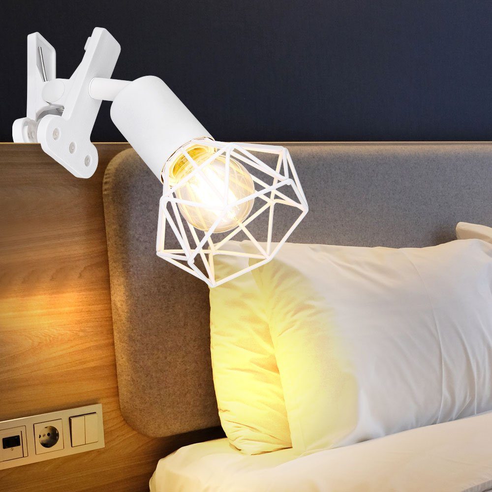Klemmstrahler etc-shop Spot beweglich Leseleuchte Schlafzimmerleuchte Klemmleuchte, Bürolampe