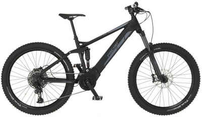 FISCHER Fahrrad E-Bike MONTIS 6.0i Fully 504 44, 12 Gang SRAM SX 11-50 Kettenschaltung Schaltwerk, Kettenschaltung, Mittelmotor, 504 Wh Akku