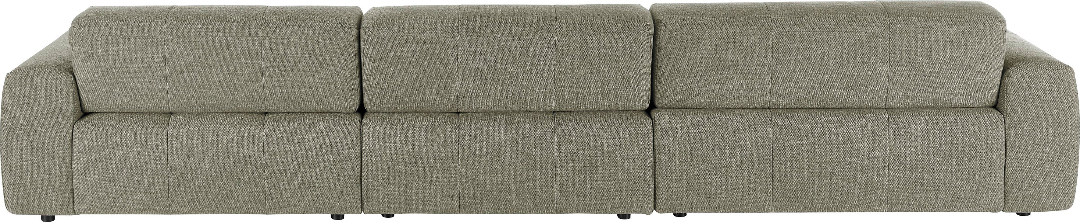 3C Candy Ecksofa Yoshy mit Komfortfunktionen, modern und bequem, L-Form, Zwei verschiedene Sitztiefen durch verstellbare Rückenlehne