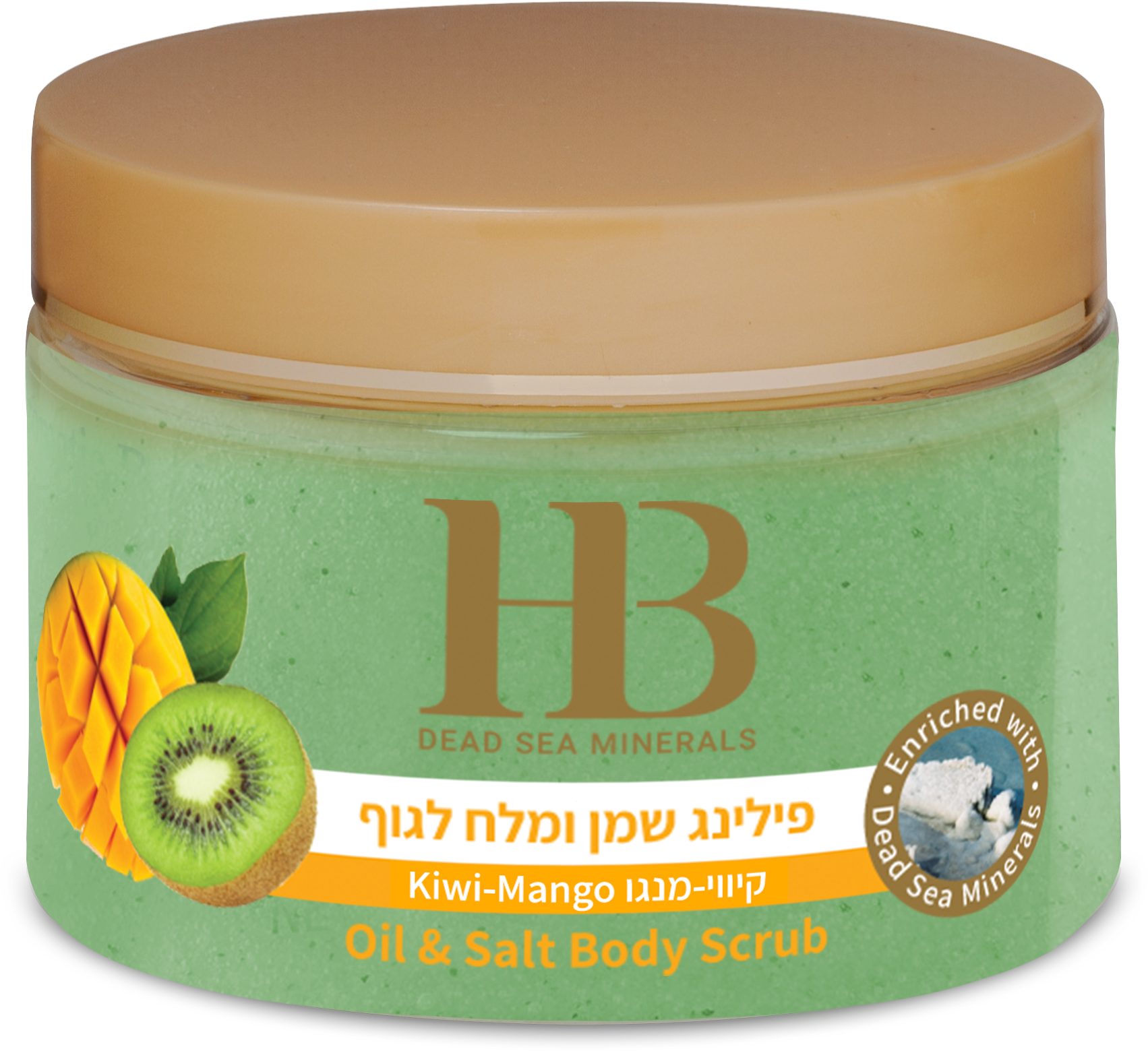 H.B. Dead Sea Minerals Körperpeeling Health&Beauty Körperpeeling, Totes Meer Salz & ätherischen Ölen 450gr