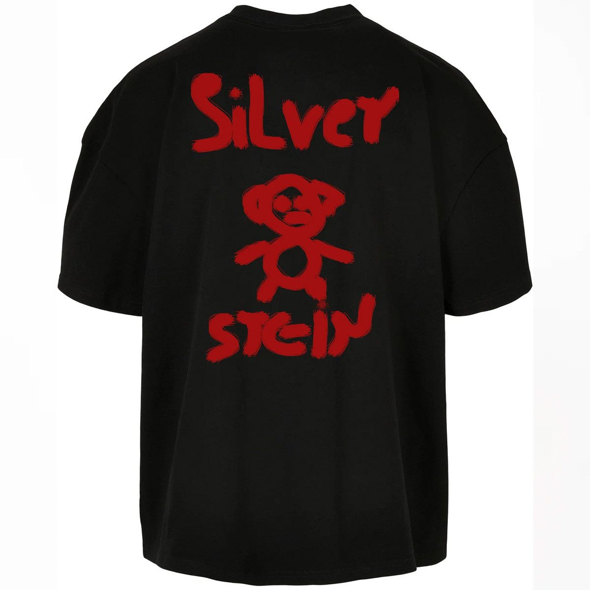 SILVERSTEIN OFFICIAL T-Shirt Black "Monky 2.0" Unisex Herren Damen Unisex Oversized T-Shirt SV-86 100%Baumwolle
