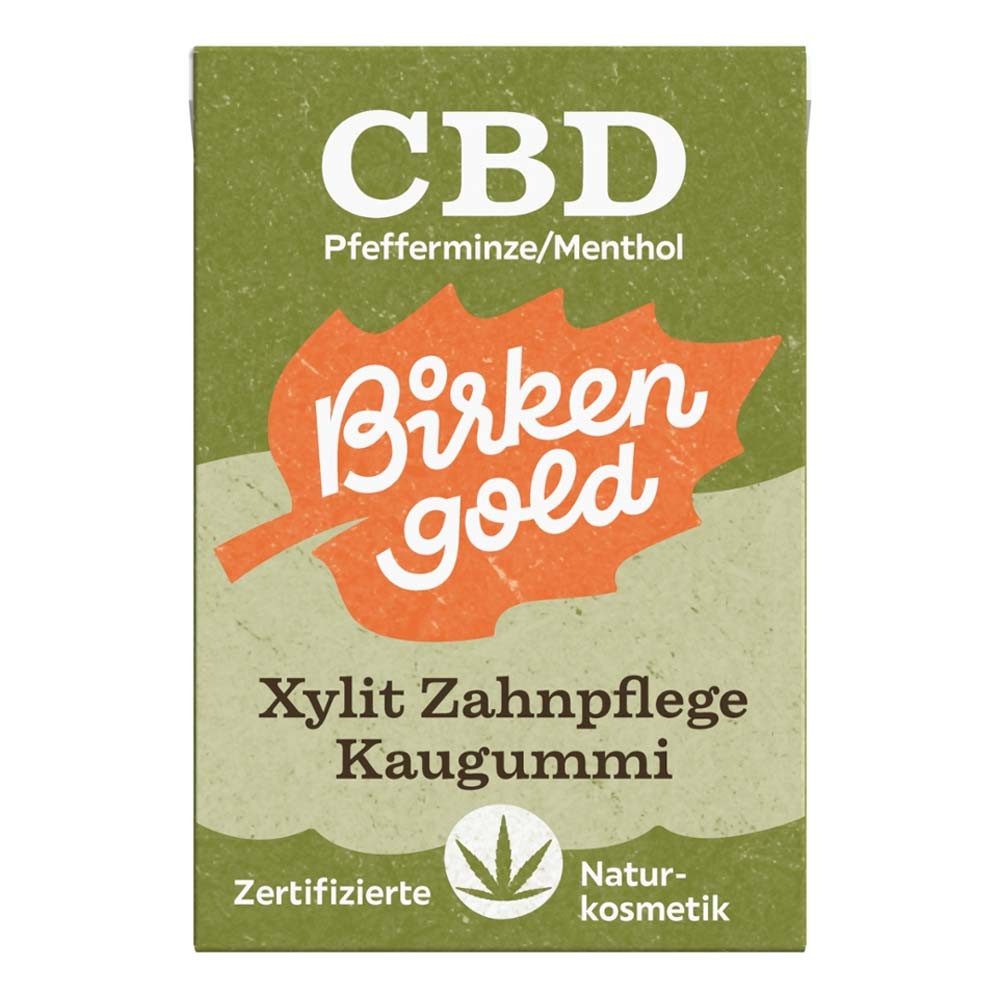 Birkengold Zahnpasta Xylit Зубные щетки Kaugummi - CBD Grüne Minze/Menthol 28g