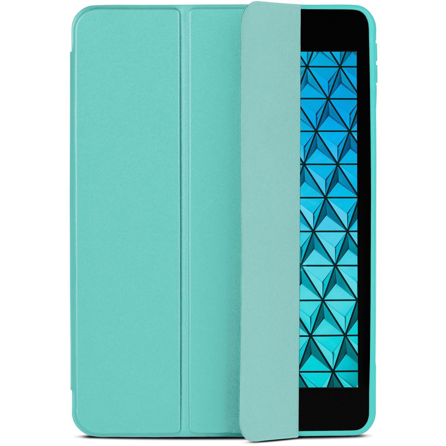 ONEFLOW Tablet-Hülle für iPad mini 3 (2014) Flip Cover Clarity Case Türkis 7,9 Zoll, 360° Schutzhülle Ultra Dünn mit Ständer Slim Book Folio Standfunktion