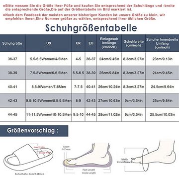 HYTIREBY Sommer Schlappen Damen Dicke Badeschuhe Sandalen Badeschuhe Badeschuh EVA Weich Hausschuhe