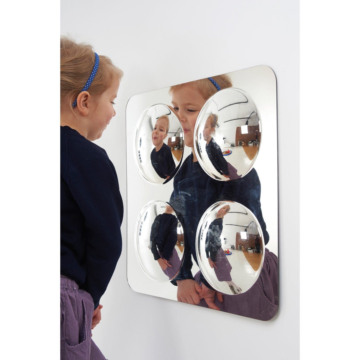 EDUPLAY Lernspielzeug Spiegel 49 Convex 49 4 x cm, Acryl klein