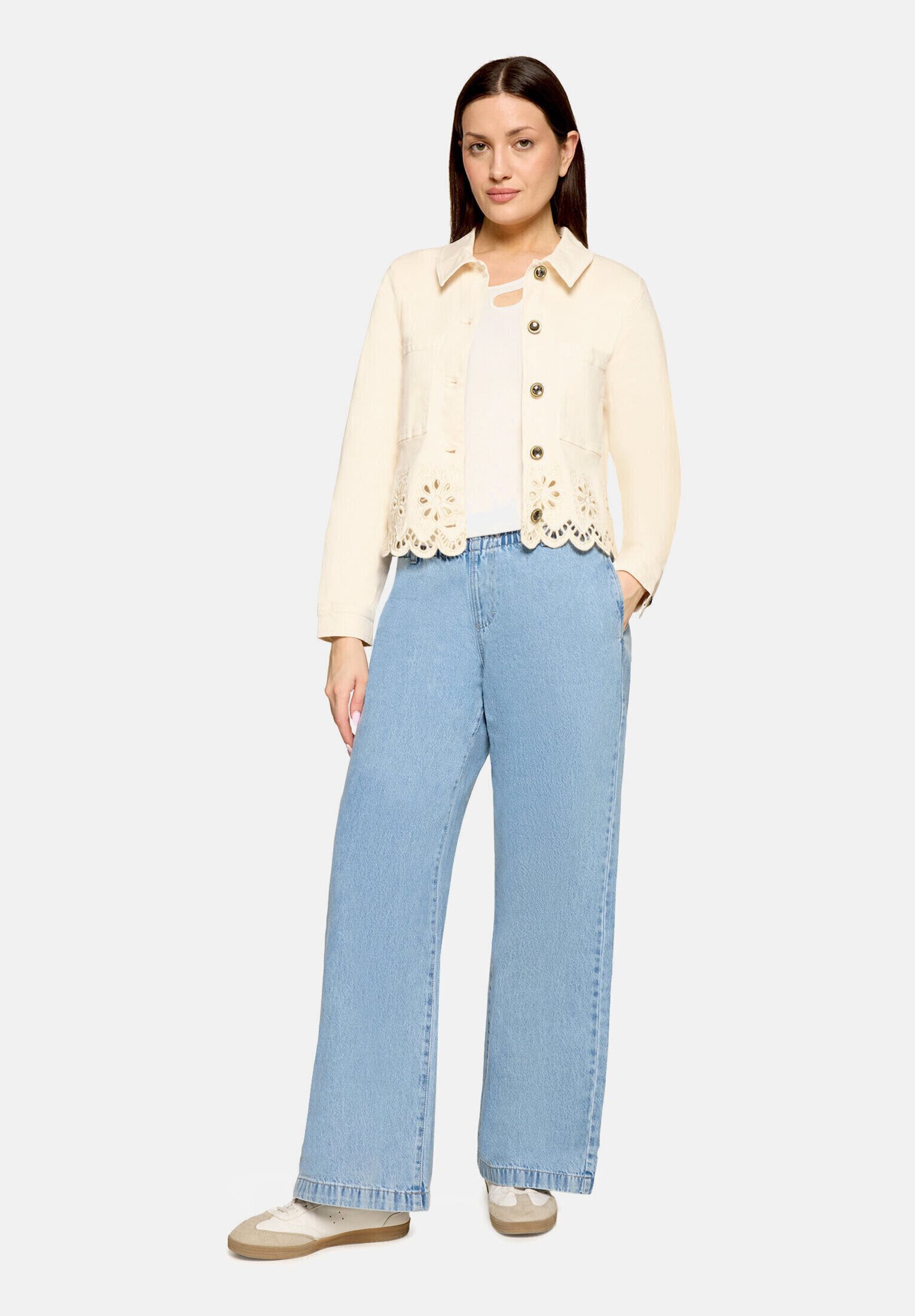 Cartoon Jackenblazer Damen mit Stickerei