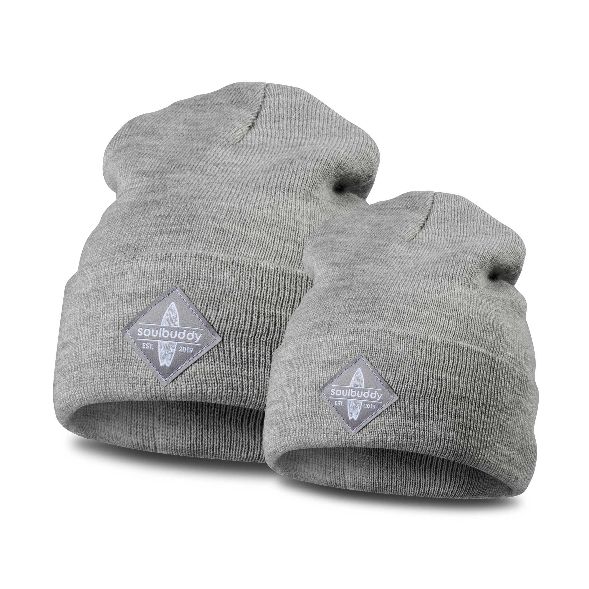 Strickmütze 2er-Set Partnerlook Familie, Geschenk für Eltern