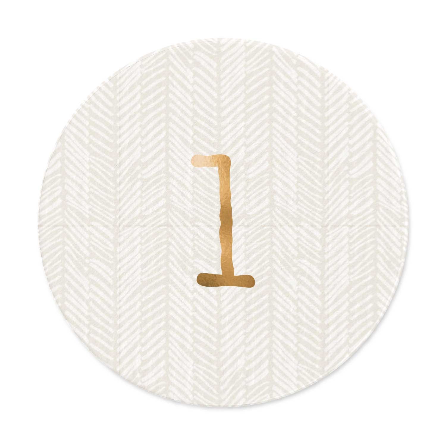 NORDEULE Aufkleber Adventskalender Zahlen 1-24 Boho Gold, Ø 4 cm runde Etiketten, (24tlg), ideal für Weihnachtsgeschenk, Adventszeit, Adventskalender, DIY