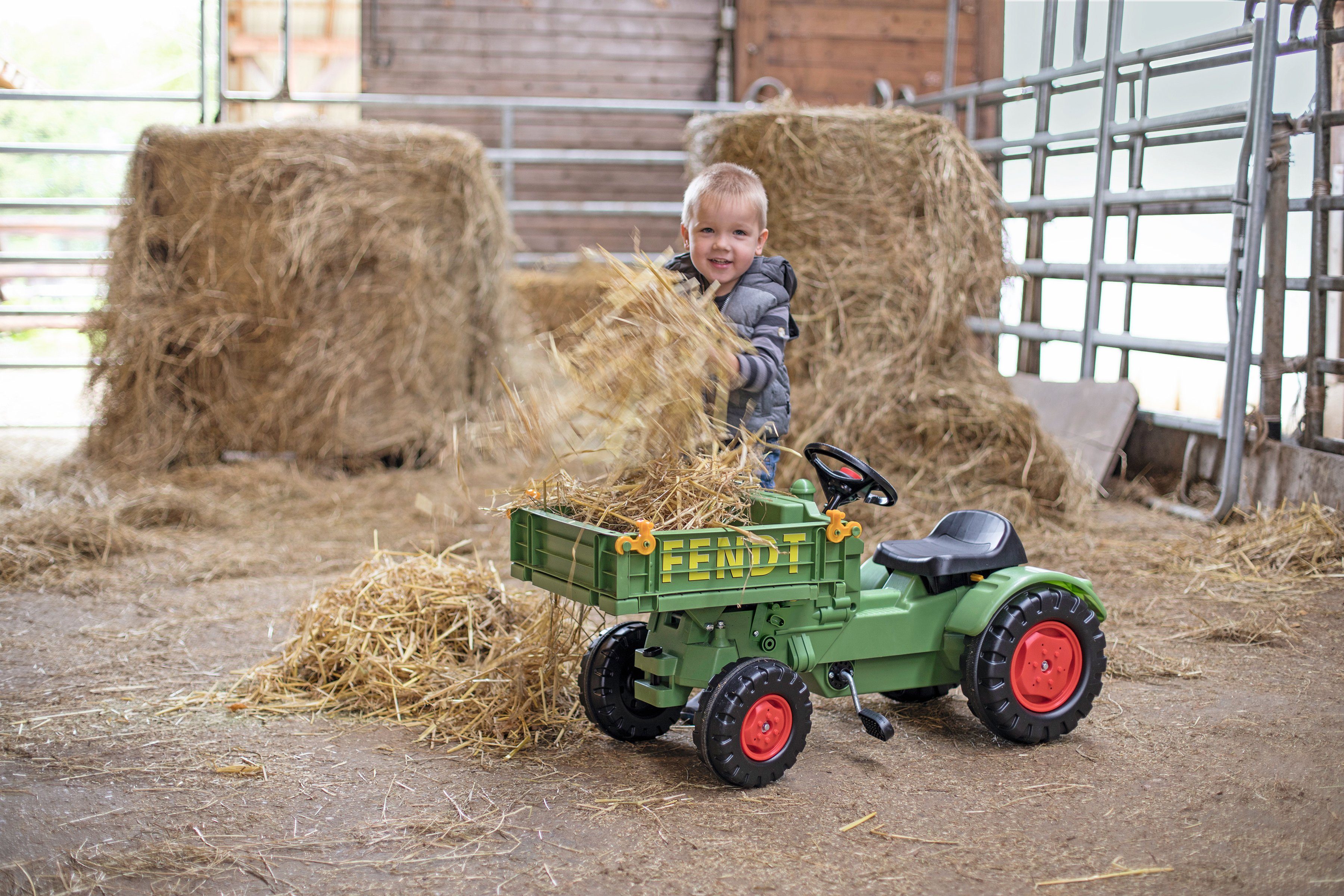 BIG Trettraktor Fendt Geräteträger, BxTxH: 46x54x102 cm