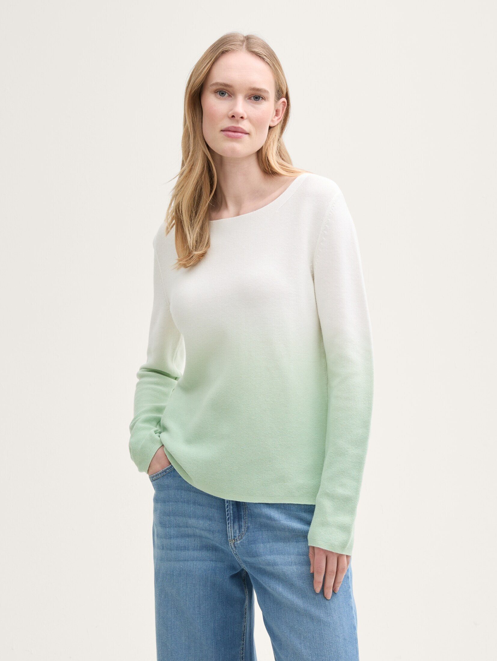 Strickpullover Strickpullover mit Farbverlauf
