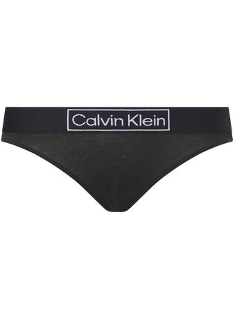 Calvin Klein Underwear Stringai su Logoschriftzug ant Bund