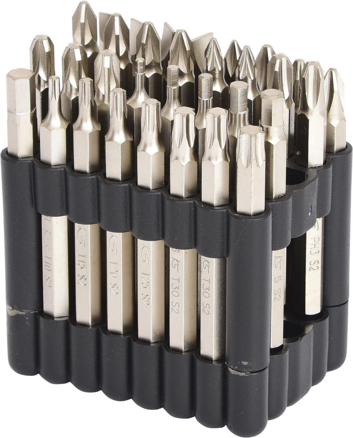 Thumbnail - KS Tools Bohrer- und Bitset 1/4" Bit-Satz, 75mm, 32-tlg