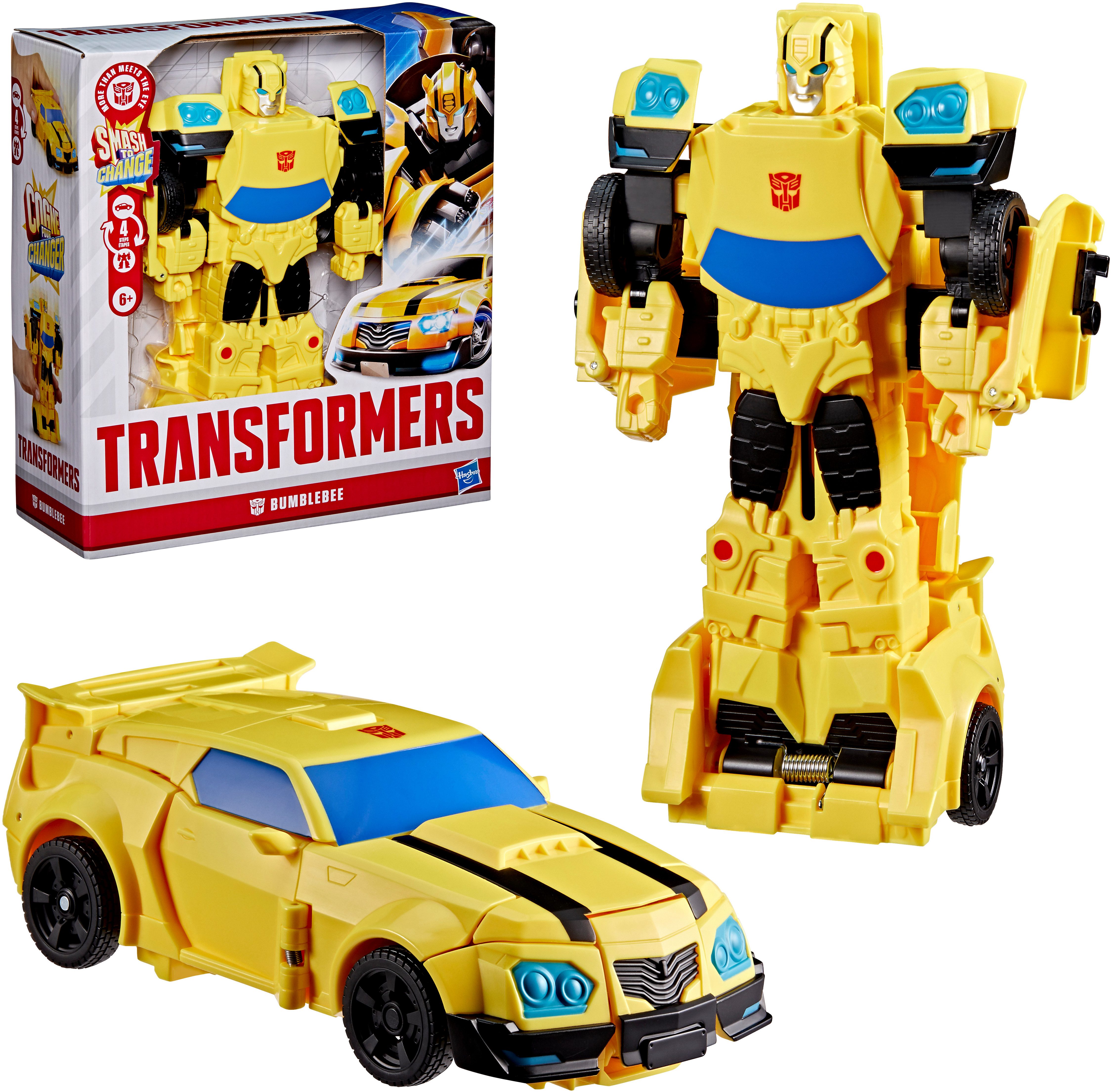 Hasbro Actionfigur Transformers Smash Changers Bumblebee