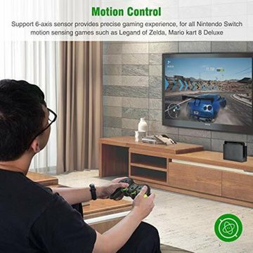 BEBONCOOL Drahtloses Bluetooth Pro Controller Ladekabel für Nintendo Switch, Pc Controller (Nintendo Switch Controller, h präzise Bewegungssteuerung, einstellbares Vibrations-Feedback)