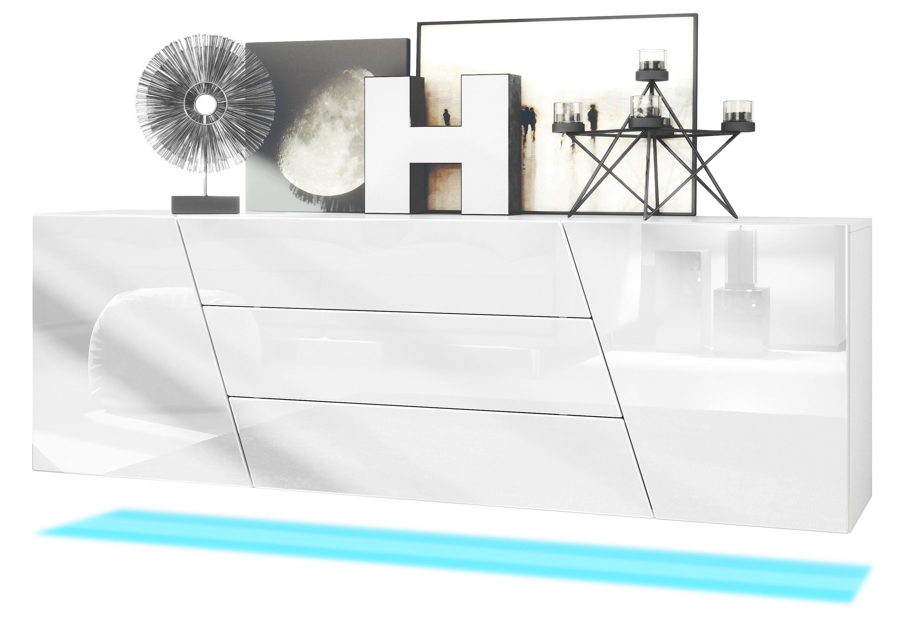 Vladon Sideboard Houston (hängende Kommode, mit günstig online kaufen