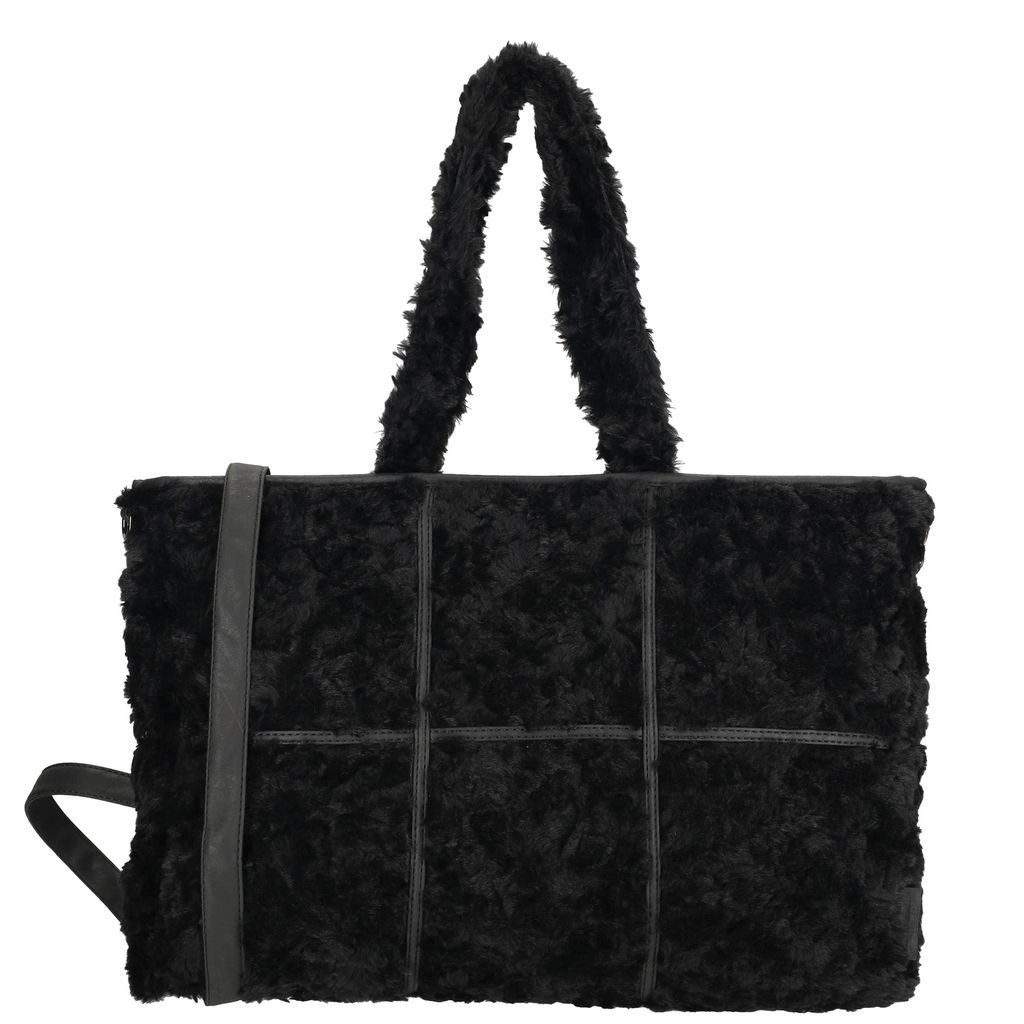 Christian Wippermann Umhängetasche Große XL Schultertasche Umhängetasche (einzeln), Teddy Plüsch