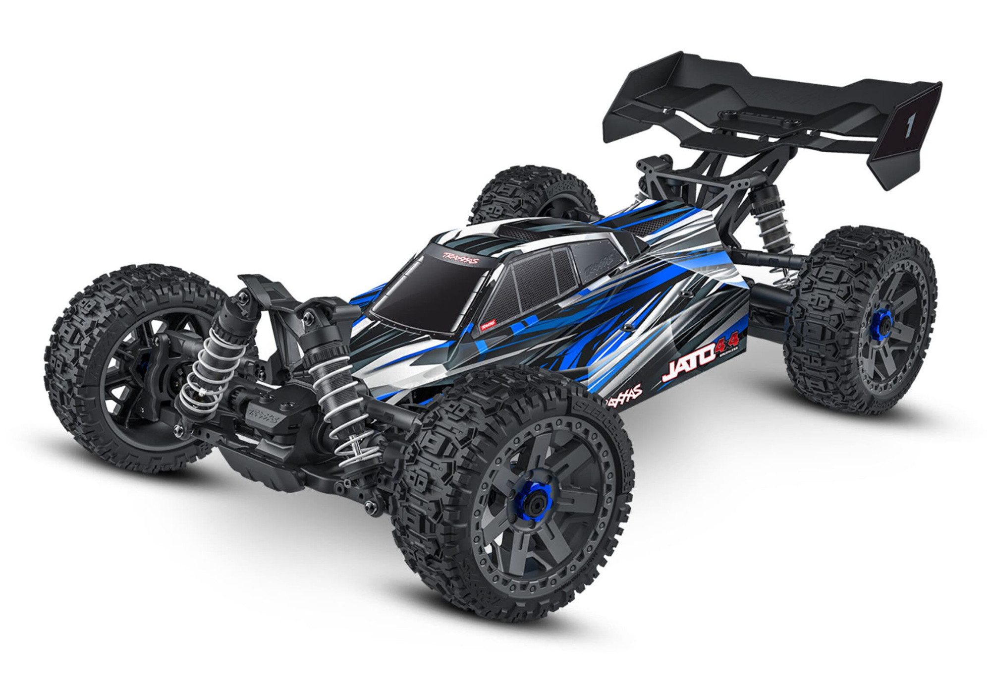 RC-Buggy Traxxas Jato 4x4 Brushless RC Buggy RTR 1:8 Blau