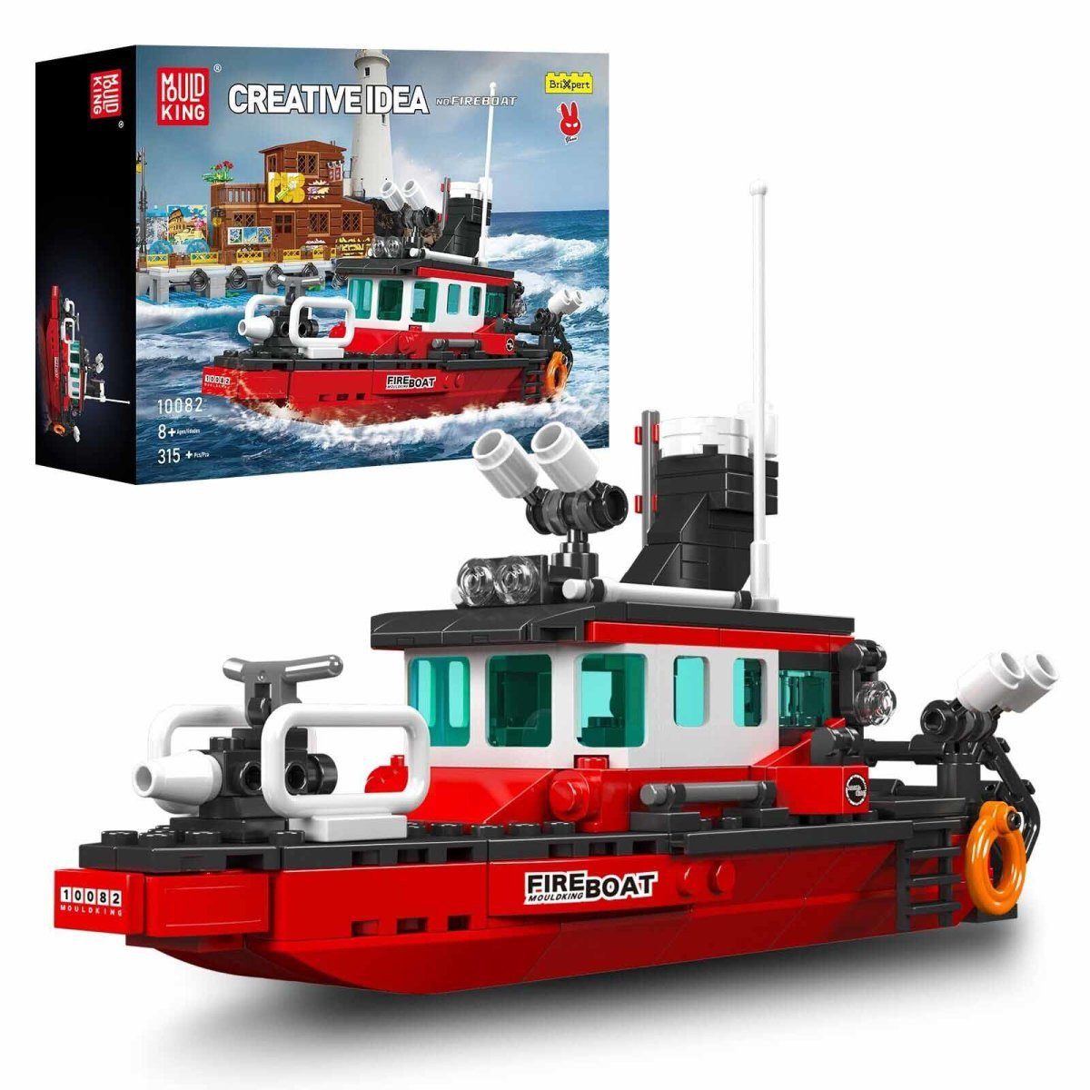 Mould King 10082 Fireboat Spielbausteine