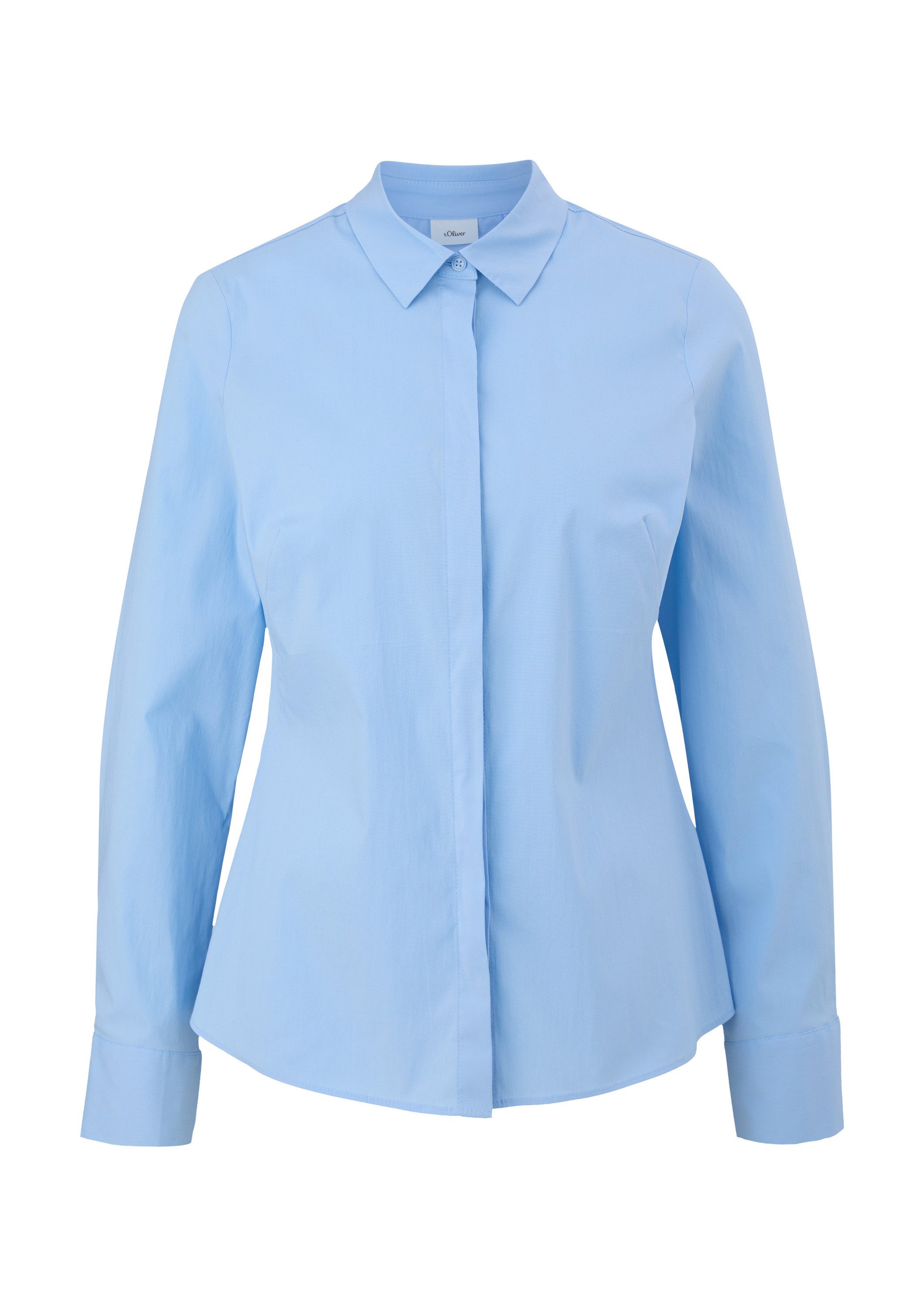 s.Oliver Langarmbluse Bluse Bluse mit Ziernähten günstig online kaufen